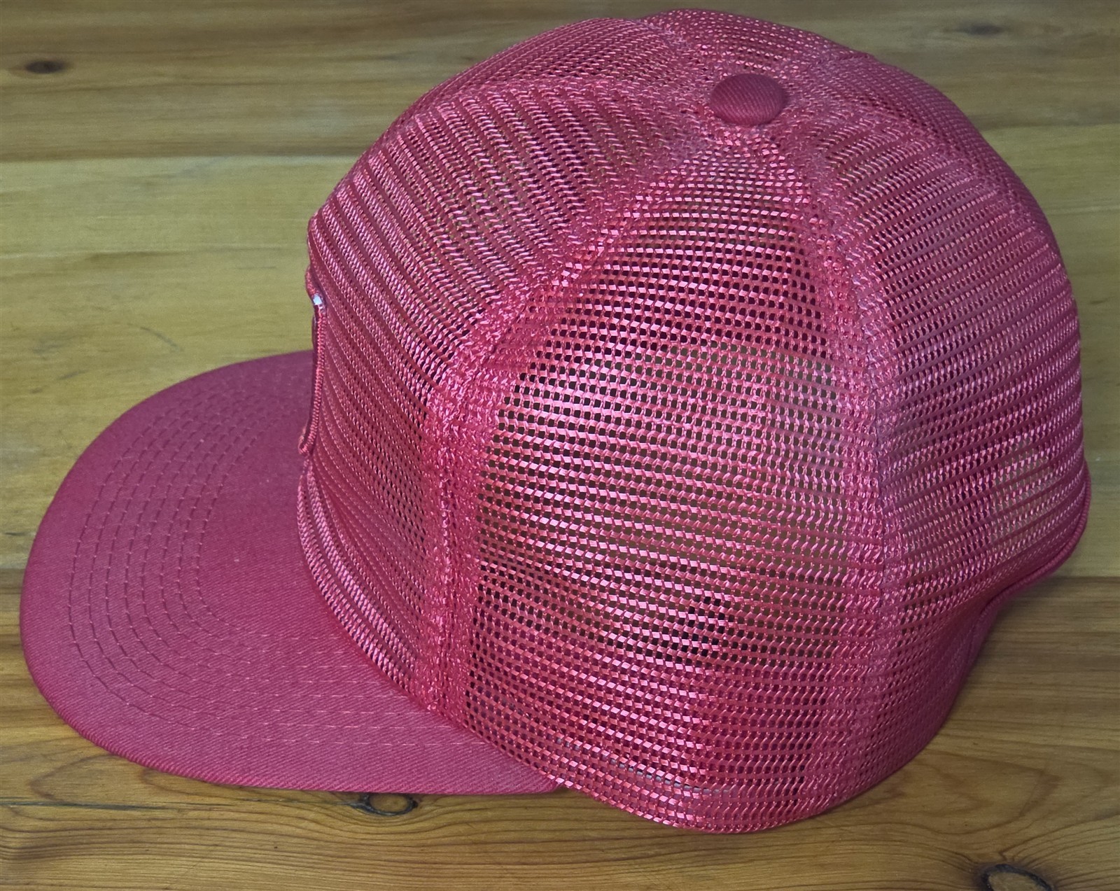 VINTAGE FS RED MESH MENS HAT CAP K-BRAND ONE SIZE FITS ALL NEW USA