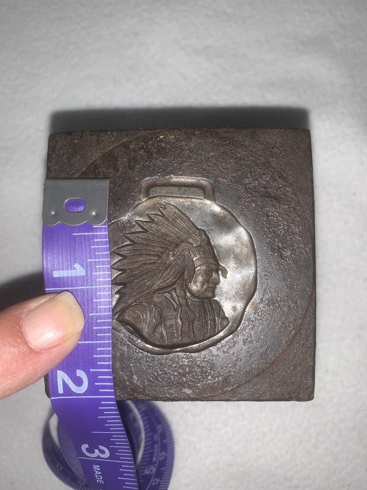 Antique 19thC Sioux City Stock Yards Watch Fob Production Die – Cincinnati