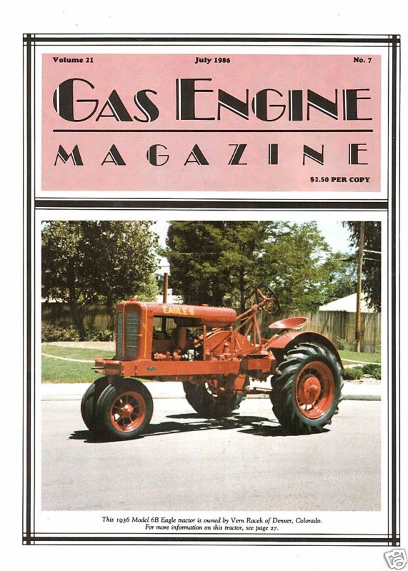 CUSTOM Lehr, Jumbo tractors, scale Deere 1 ½ HP Engine