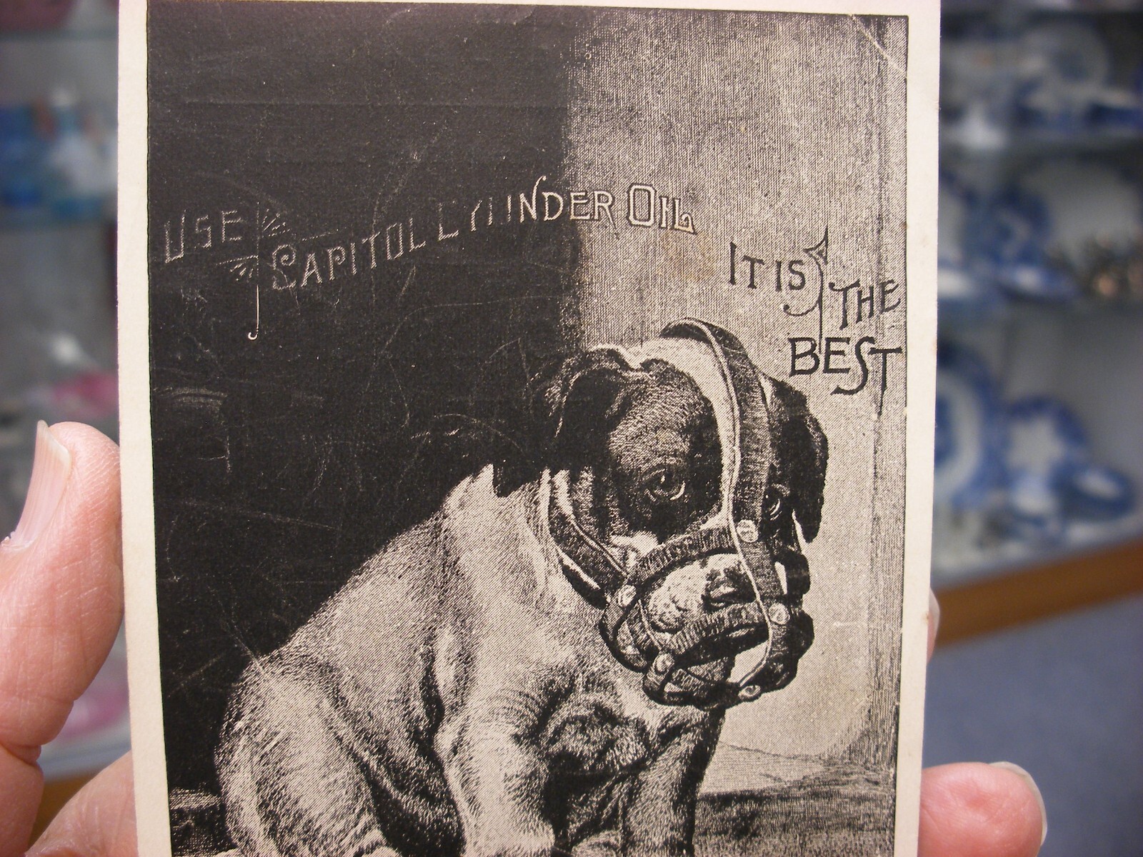 Vtg Farming Equipment Trade Card – Capitol Cylinder Oil Consolidated Peoria IL