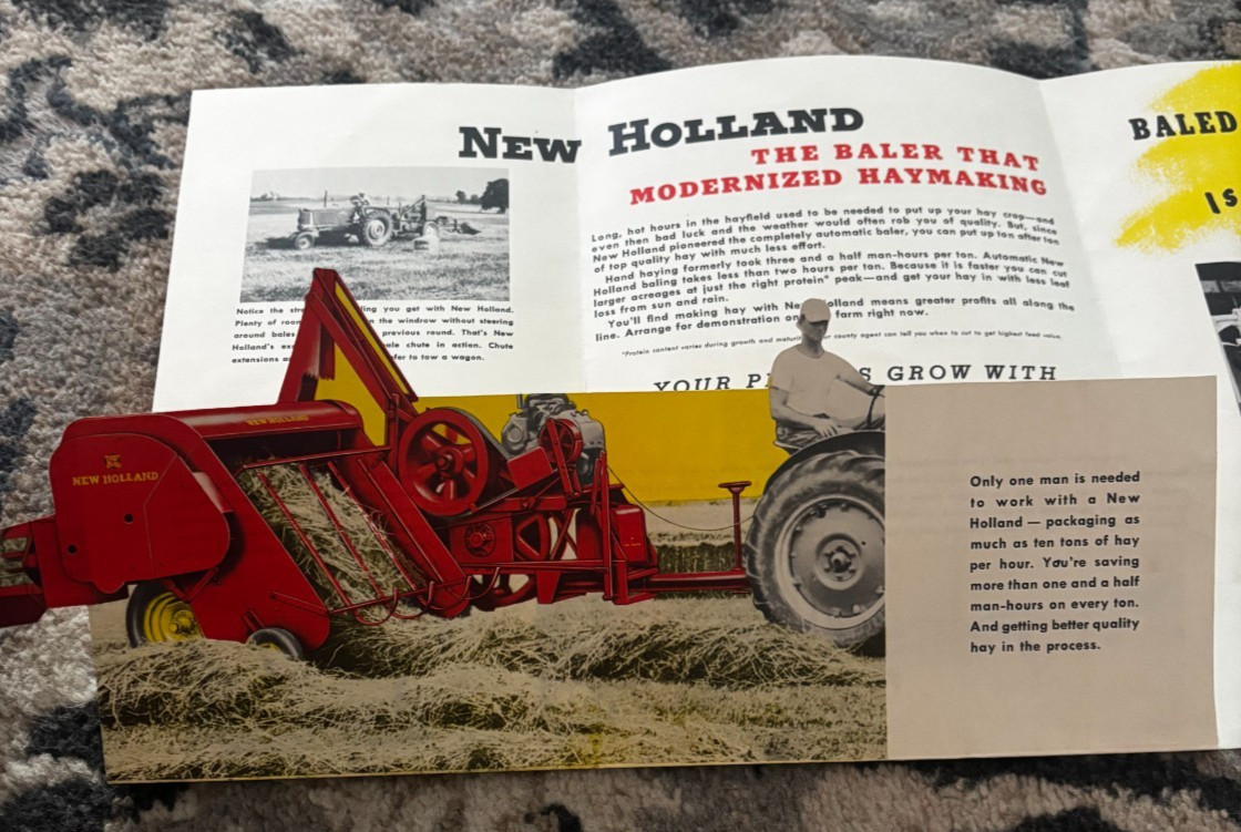 New Holland For Greater Haying Profits Brochure DCPA26