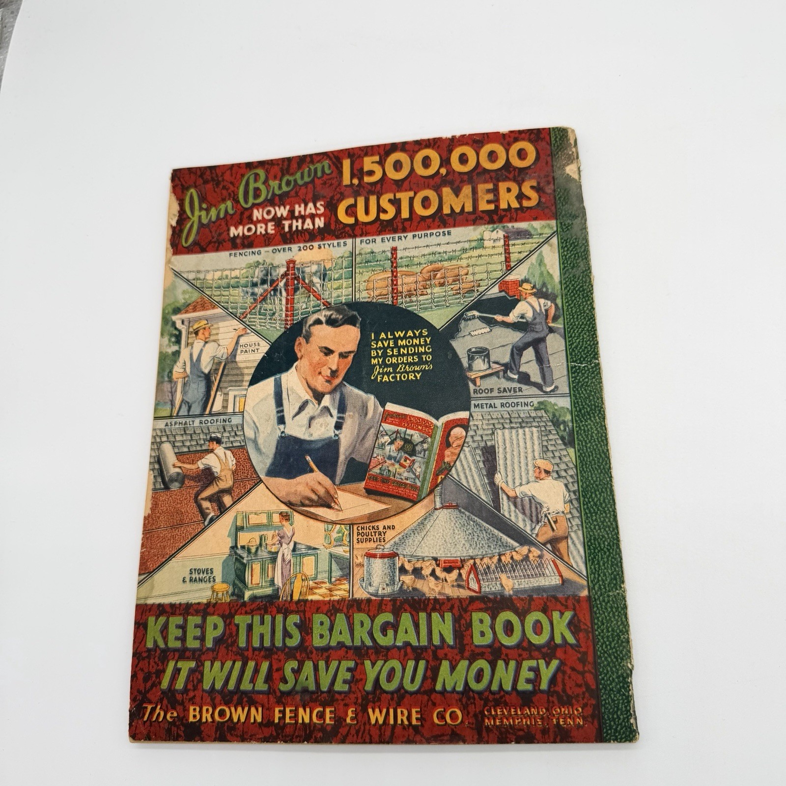 JIM BROWN&rsquo;S 1935 BARGAIN BOOK – THE BROWN FENCE & WIRE CO.- Catalog