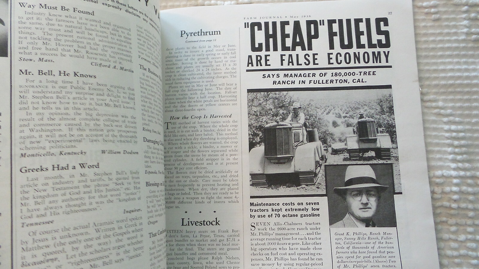 May 1936 FARM JOURNAL MAGAZINE Farm & Home