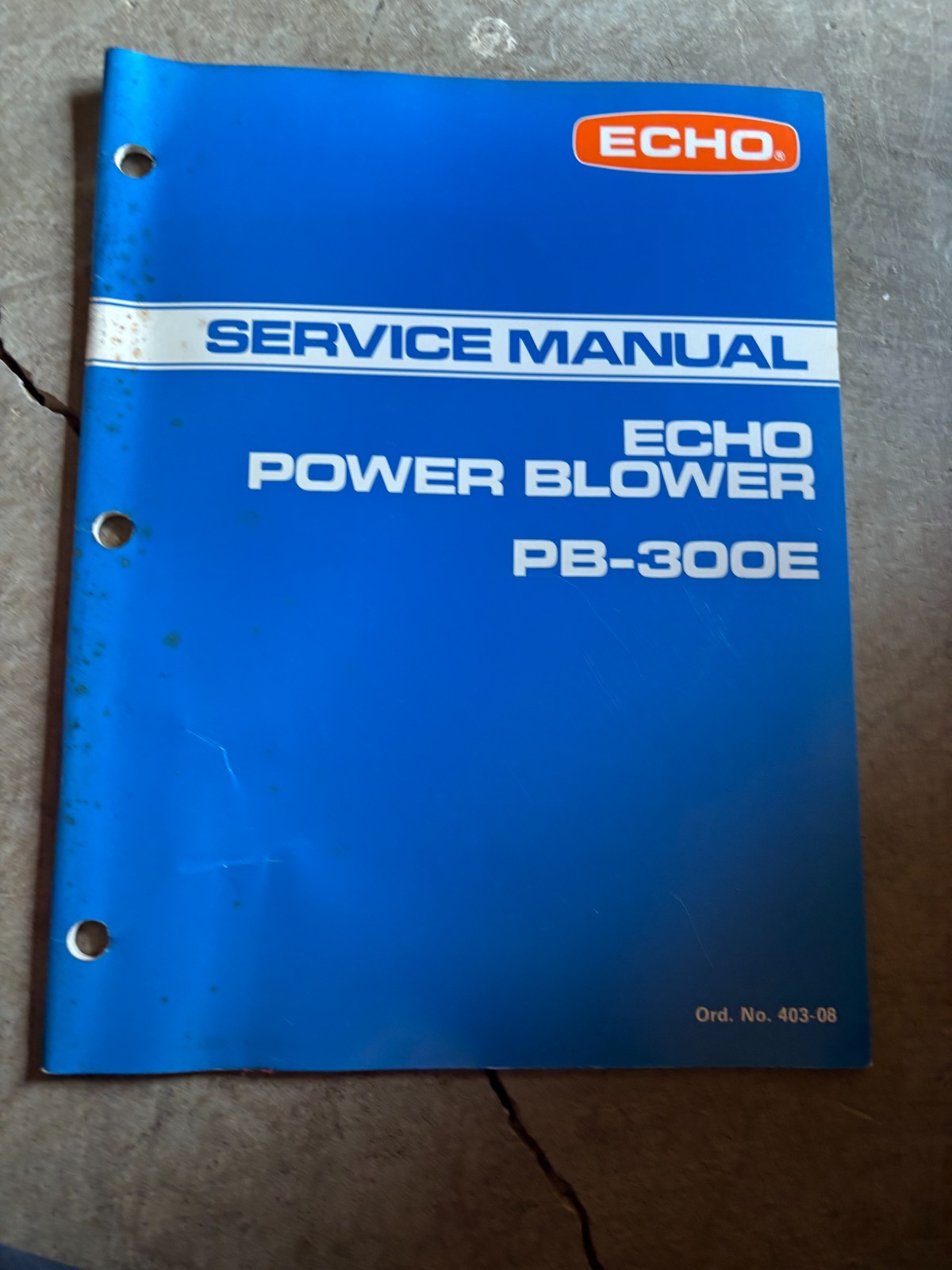 Echo PB-300E Power Blower Service Shop Manual AMIL26
