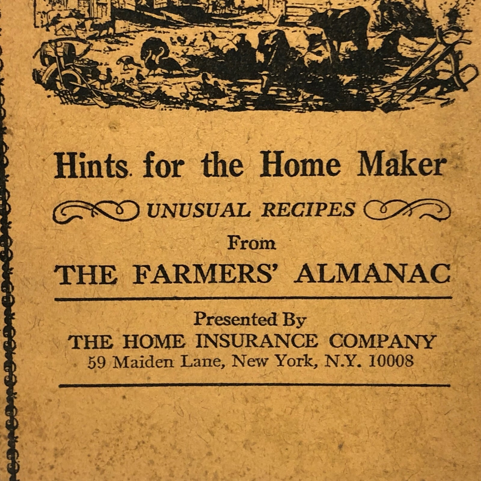 Vintage 1966 532 Hints Farmer and Rancher Almanac Booklet