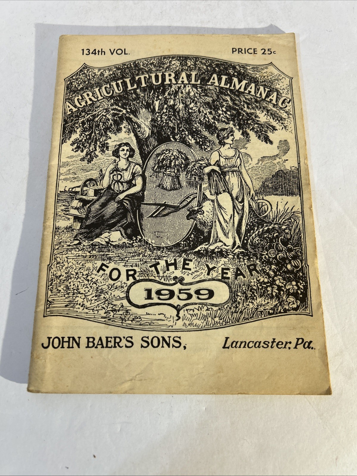 Agricultural Almanac Lot Of 16, Plus One Royster’s Almanac 1962
