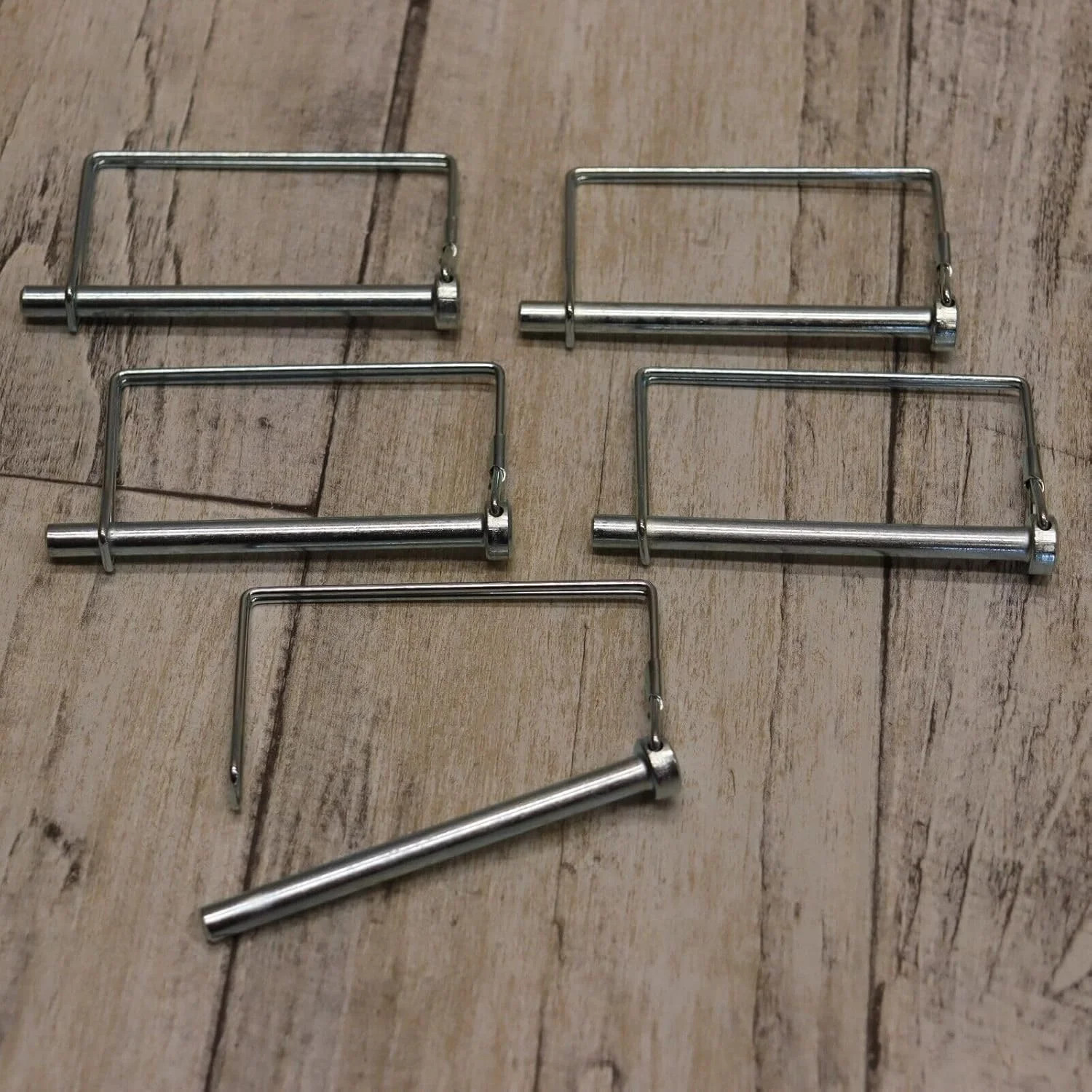 10 PCS Square Pto Pin Shaft Locking Pin 1/4 pin Hitch pin Wire Lock Pin Safety C