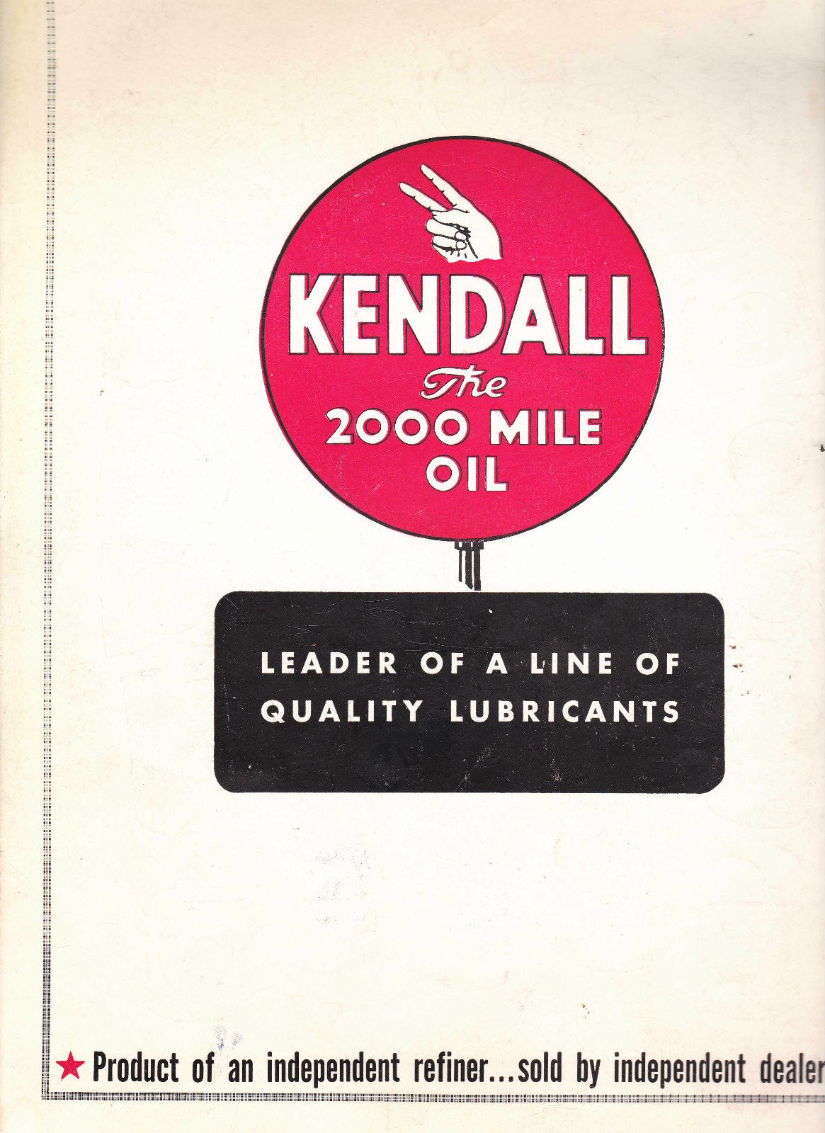 Kendall Oil Co 1950 Farm Record Book 42 pp Agriculture