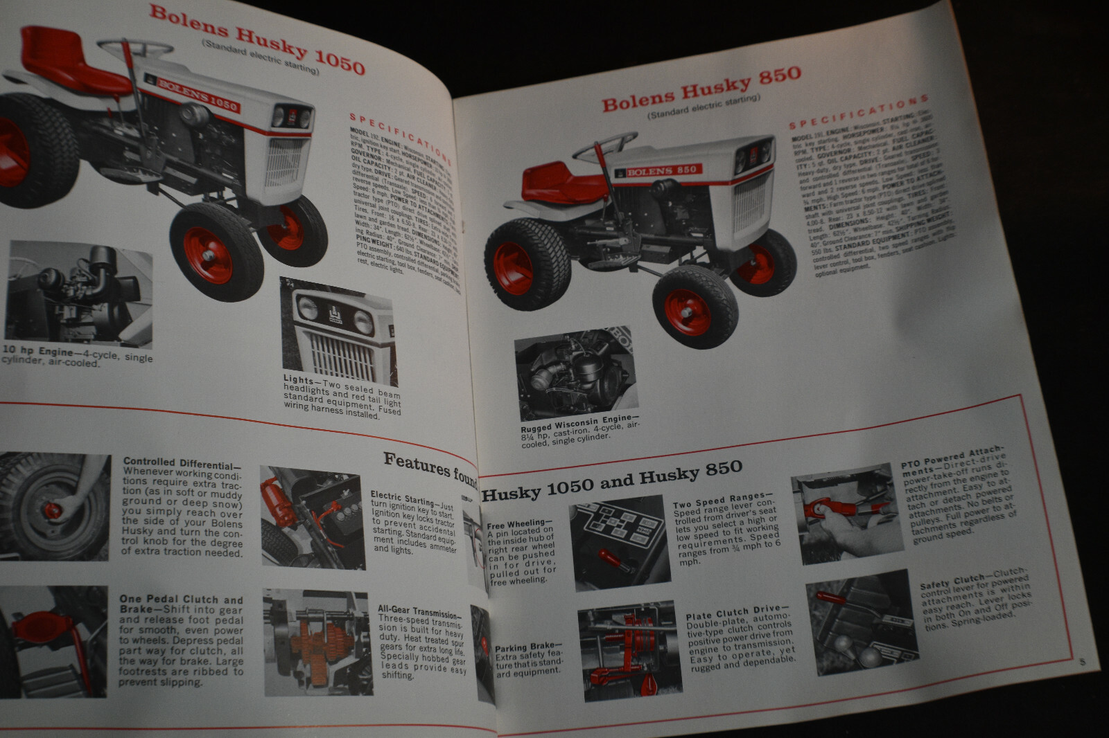 Bolens Husky Tractors Brochure