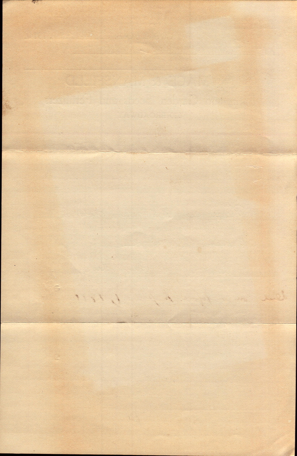 Vintage Advertisement Agricultural Mace & Mansfield Seeds Receipt 1910 Ohio