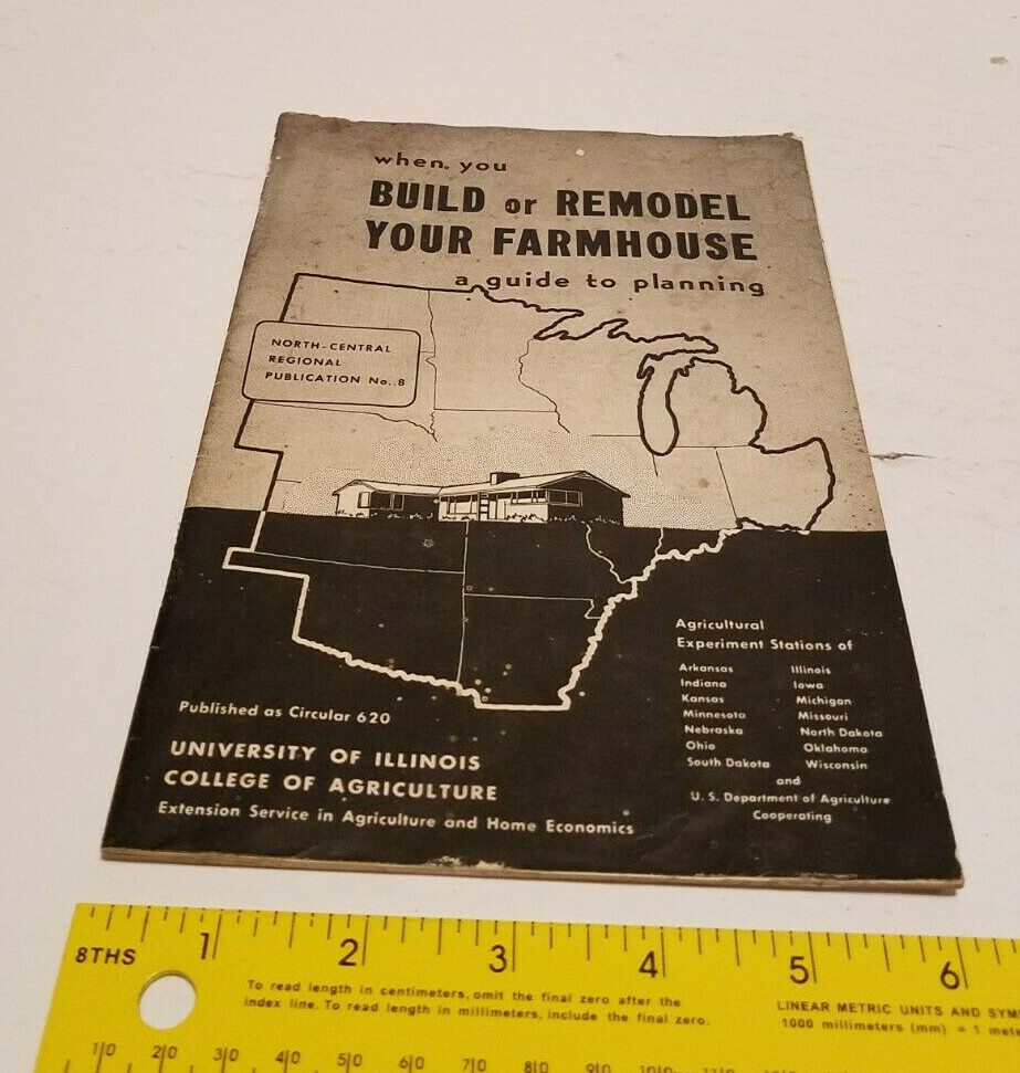 1948 UNIVERSITY OF ILLINOIS College Agriculture GUIDE PLANNING Build Farmhouse