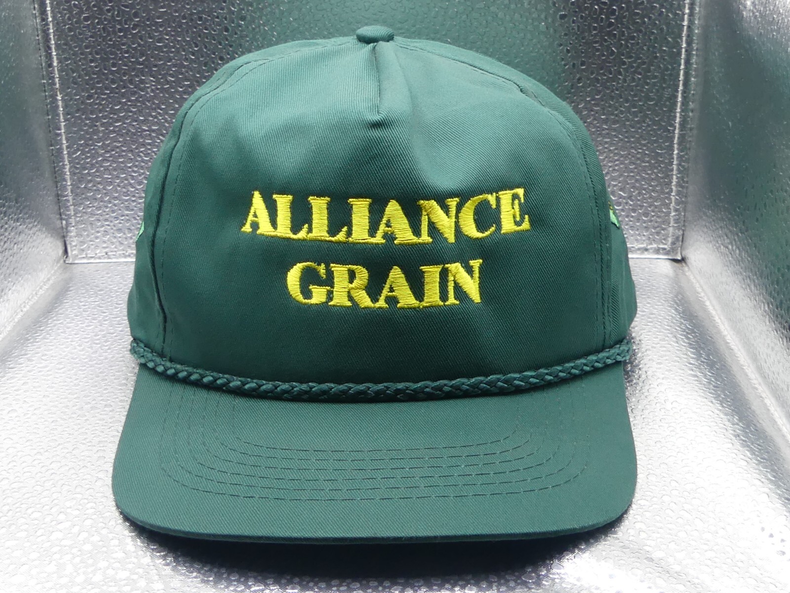 Alliance Grain Four Seasons Green Yellow Corn Rope Adjustable Snapback Hat Cap