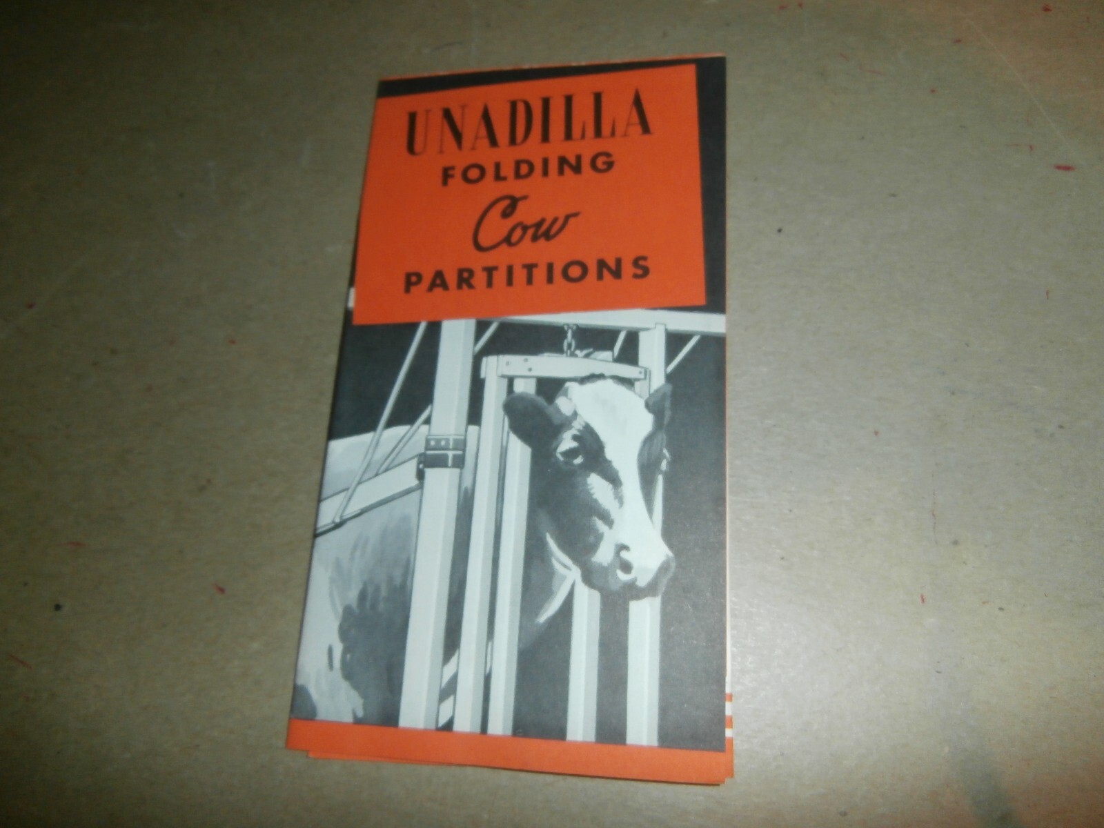 Vintage Unadilla NY Silo Co Farm Sales Brochures Silage Una-Lam Cow Partitions
