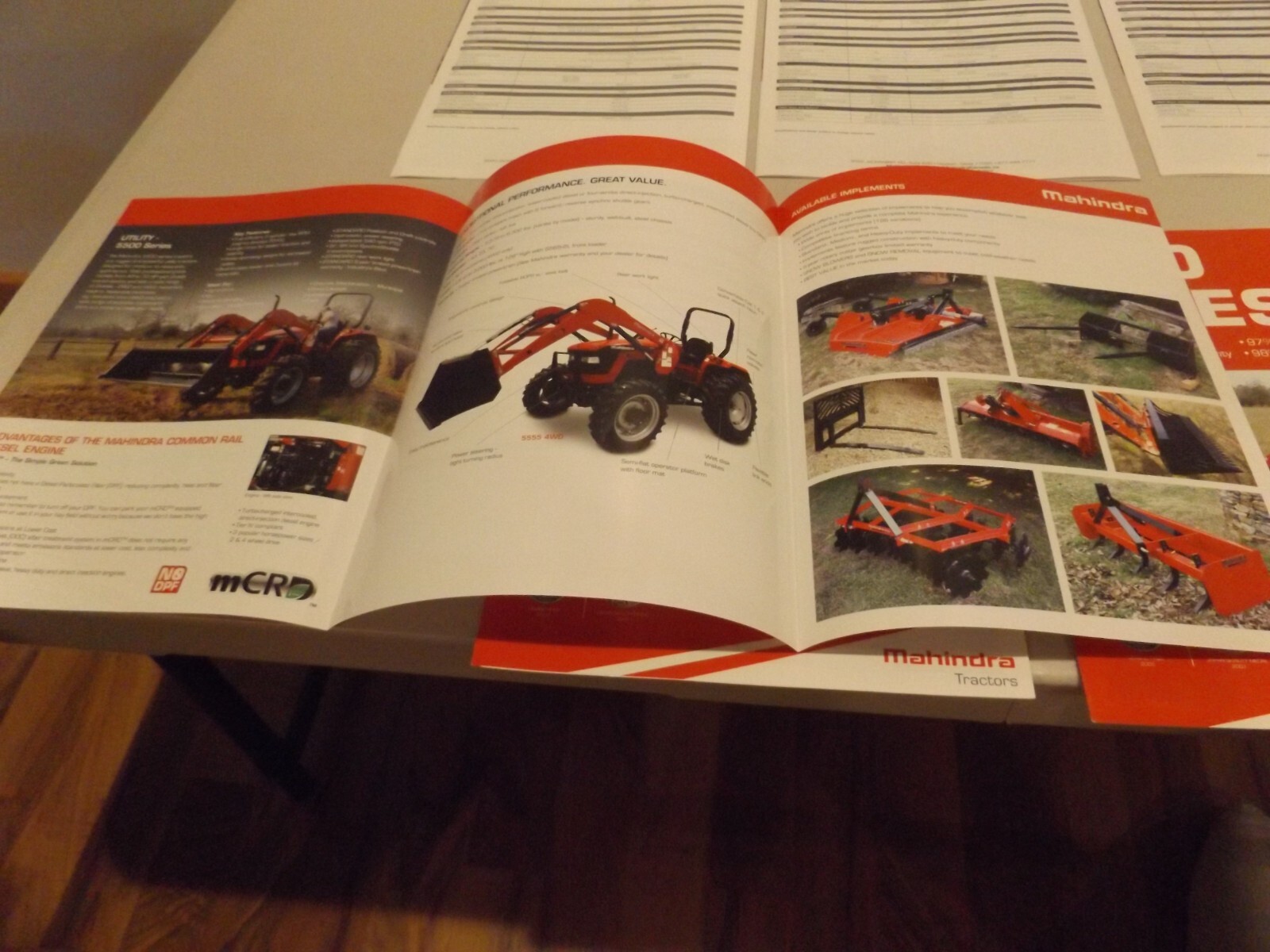 7-pc. MAHINDRA SERIES TRACTORS, 2016-2017