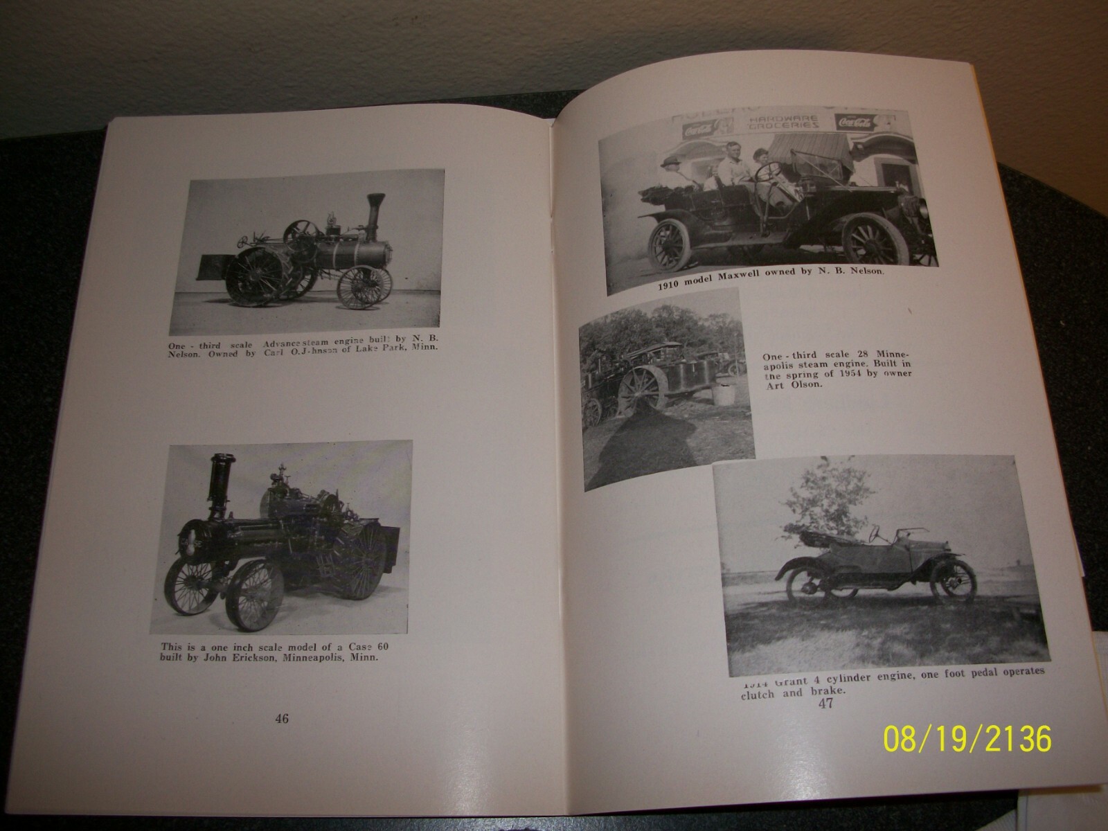 WMSTR ROLLAG STEAM THRESHERS SOUVENIR BOOK 1958