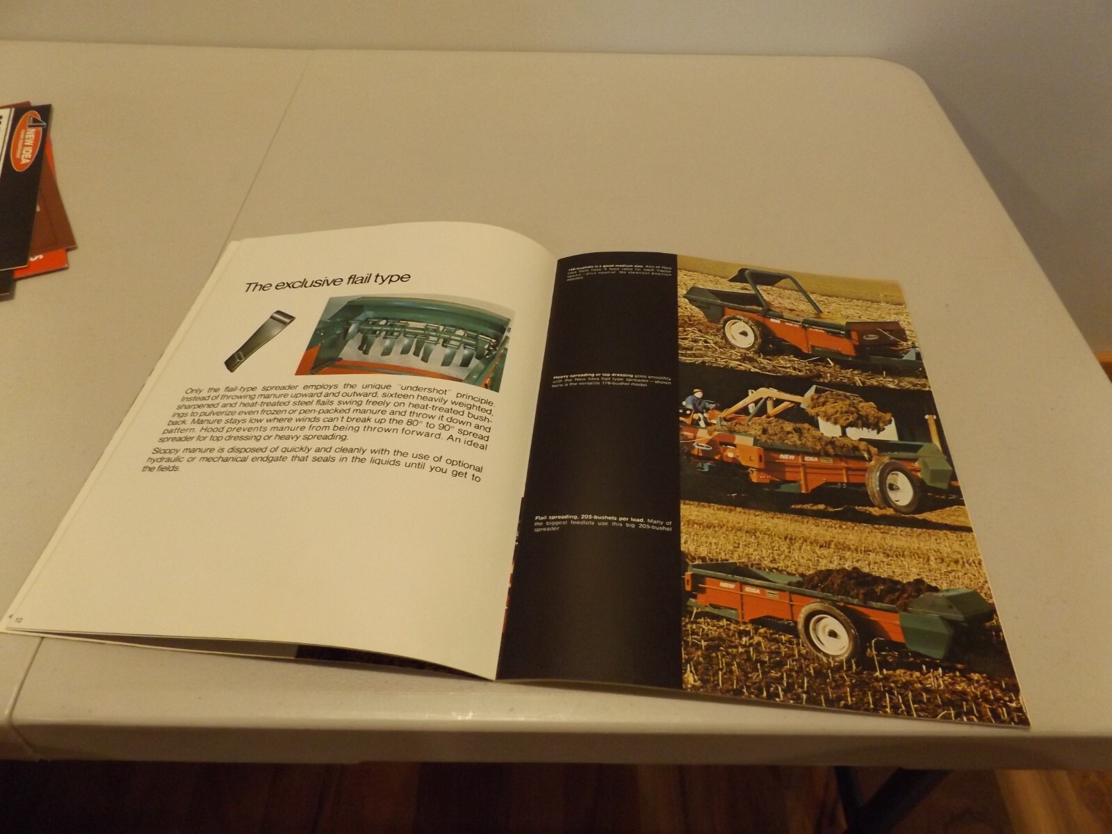 NEW IDEA MANURE SPREADERS AND HYDRAULIC LOADERS 75 YEARS, LIT. # 7440-1, 73-74