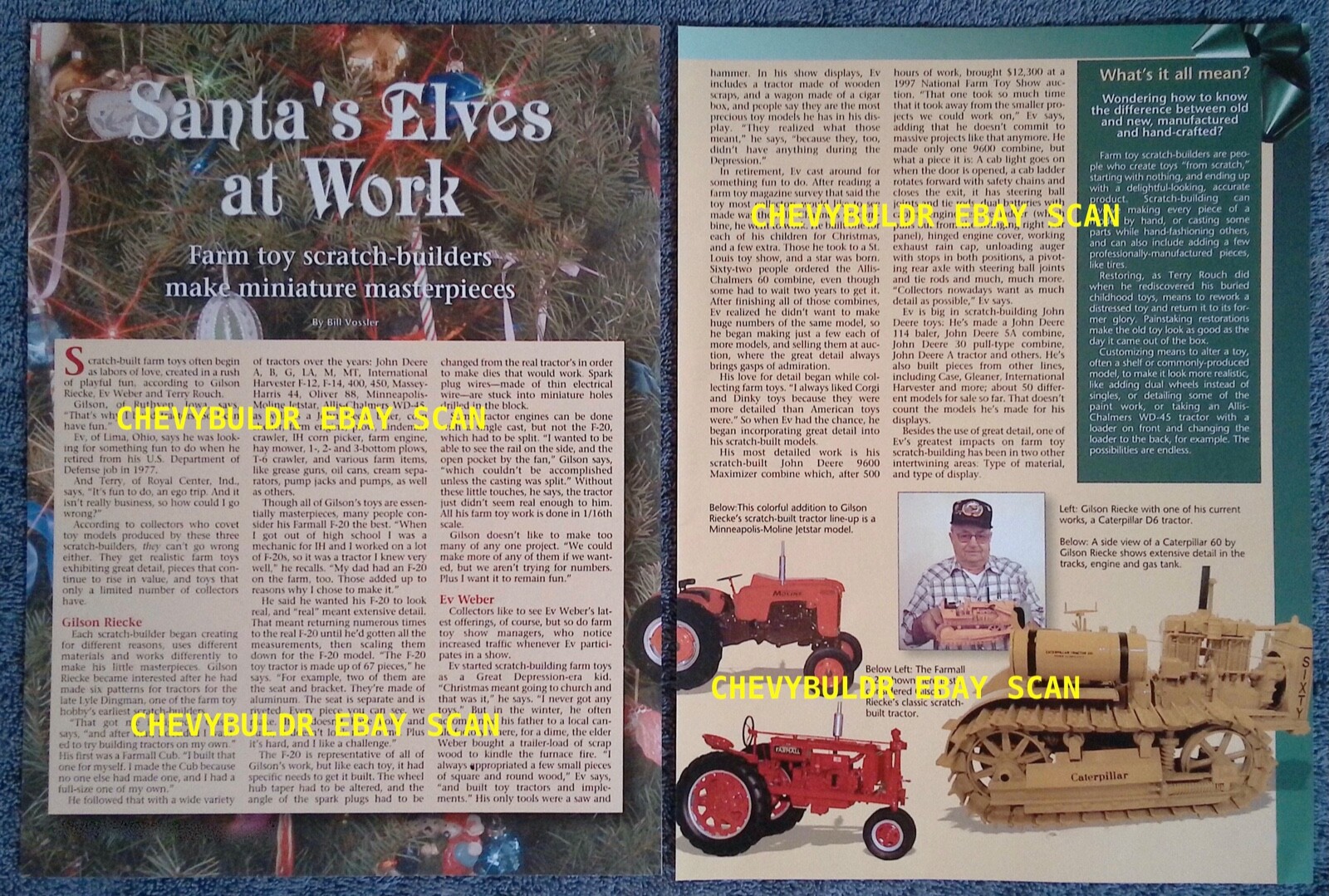 2005 Scratch Built Farm Equipment Model Builders Article « Santa&rsquo;s Elves at Work »
