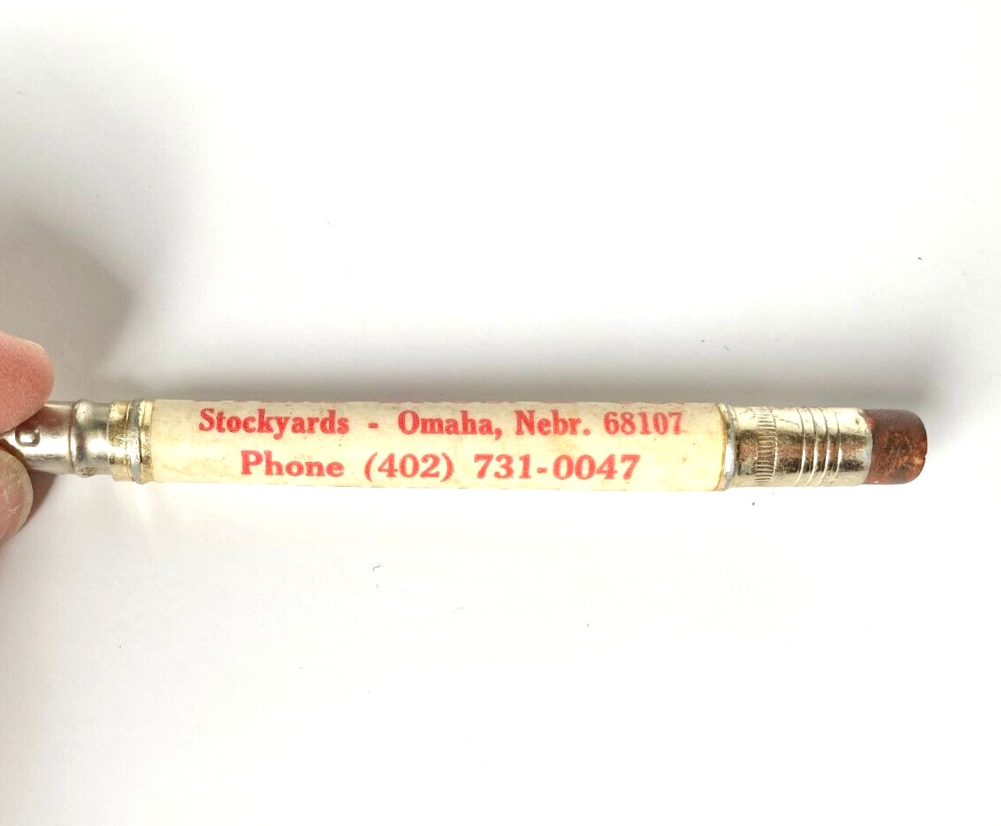 Byers Bros Stockyards Bullet Pencil Omaha Nebraska Livestock Stock Yards