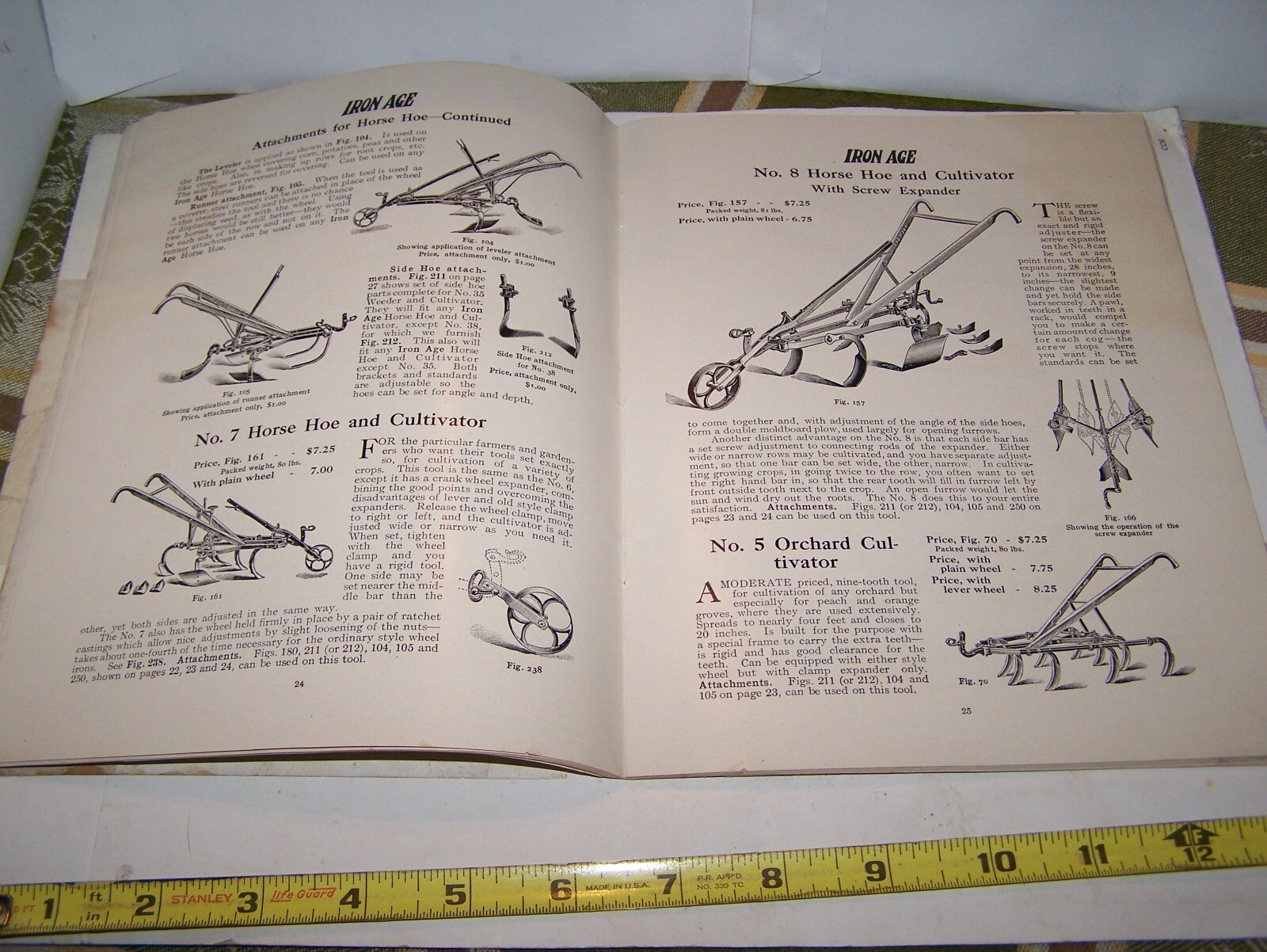 IRON AGE 1910 Full Line Sales Catalog Cultivator Plow Planter Farm Garden NICE!