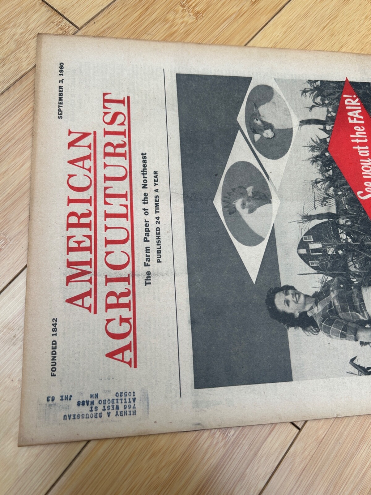 SEPT 3 1960 AMERICAN AGRICULTURIST MAGAZINE THE FARM PAPER ATLANTIC REFINING CO