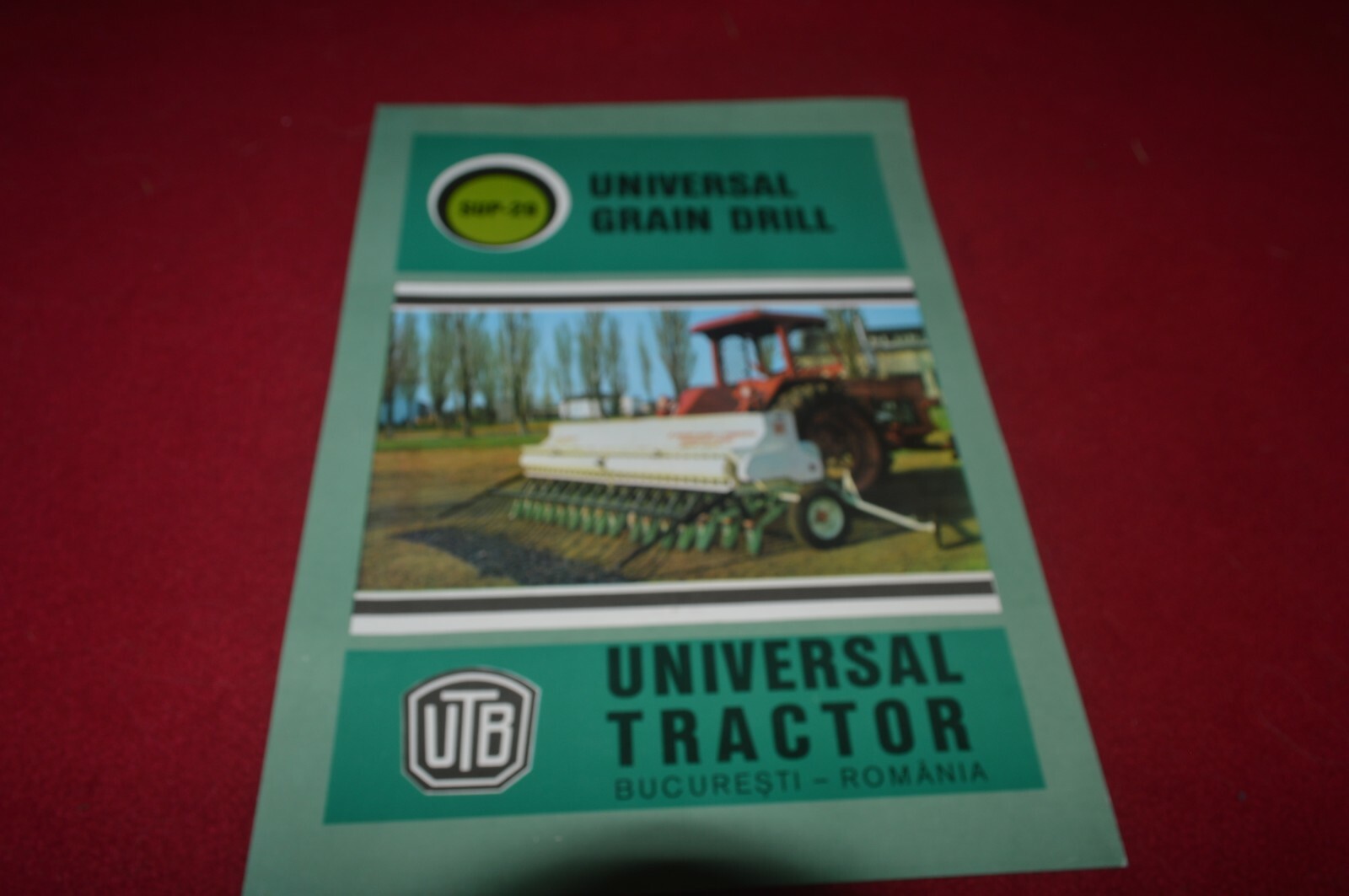 UTB Universal Tractor SUP-29 Grain Drill Dealer&rsquo;s Brochure FCCA