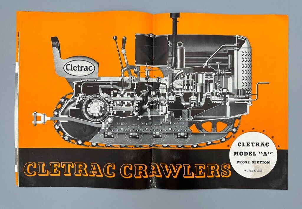 1941 Model A CLETRAC Diesel Gasoline CLEVELAND TRACTOR Machinery Advertising