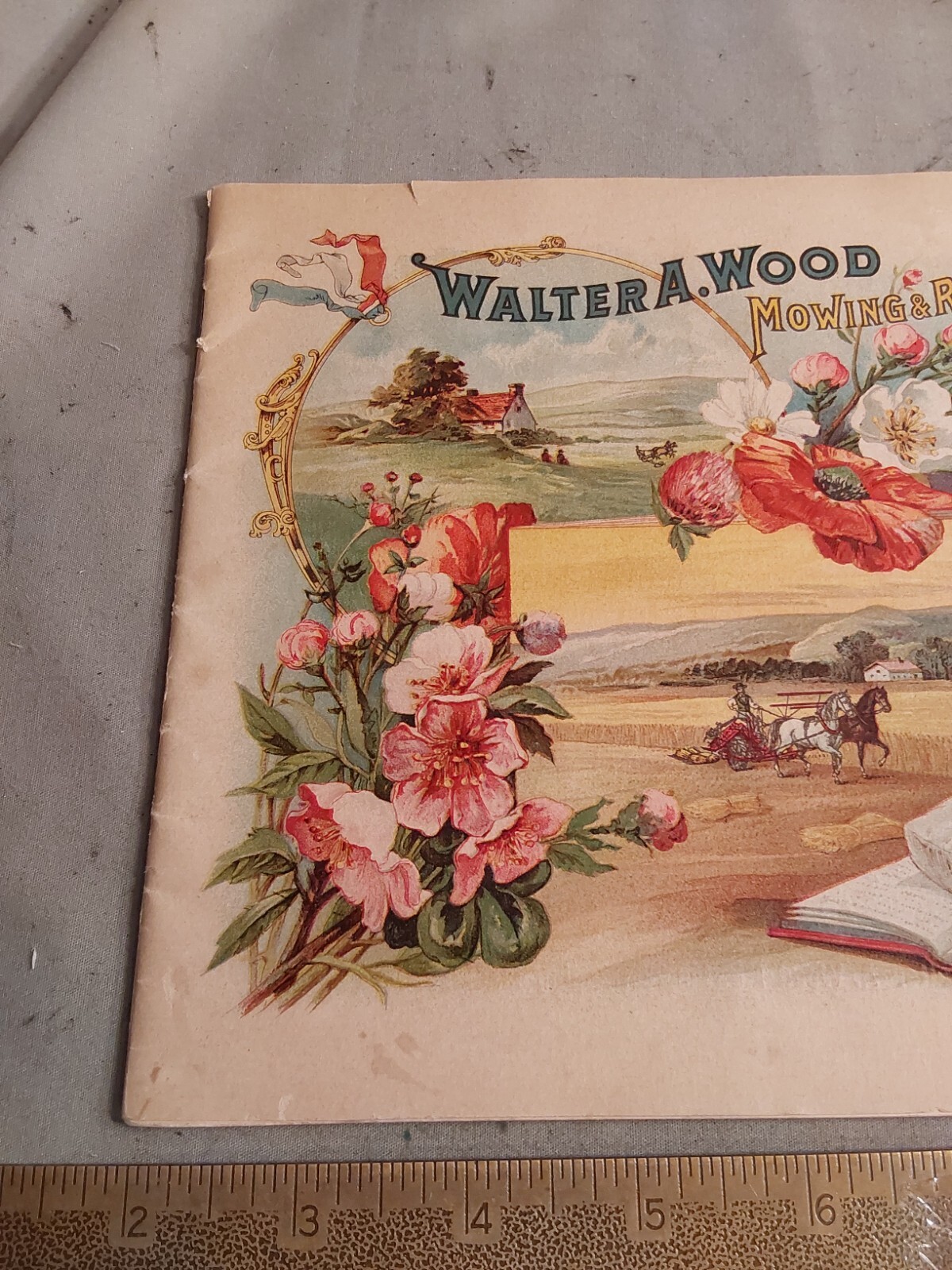 1893 WALTER A. WOOD MOWING & REAPING MACHINE,HOOSICK FALLS, NY, BROCHURE CATALOG