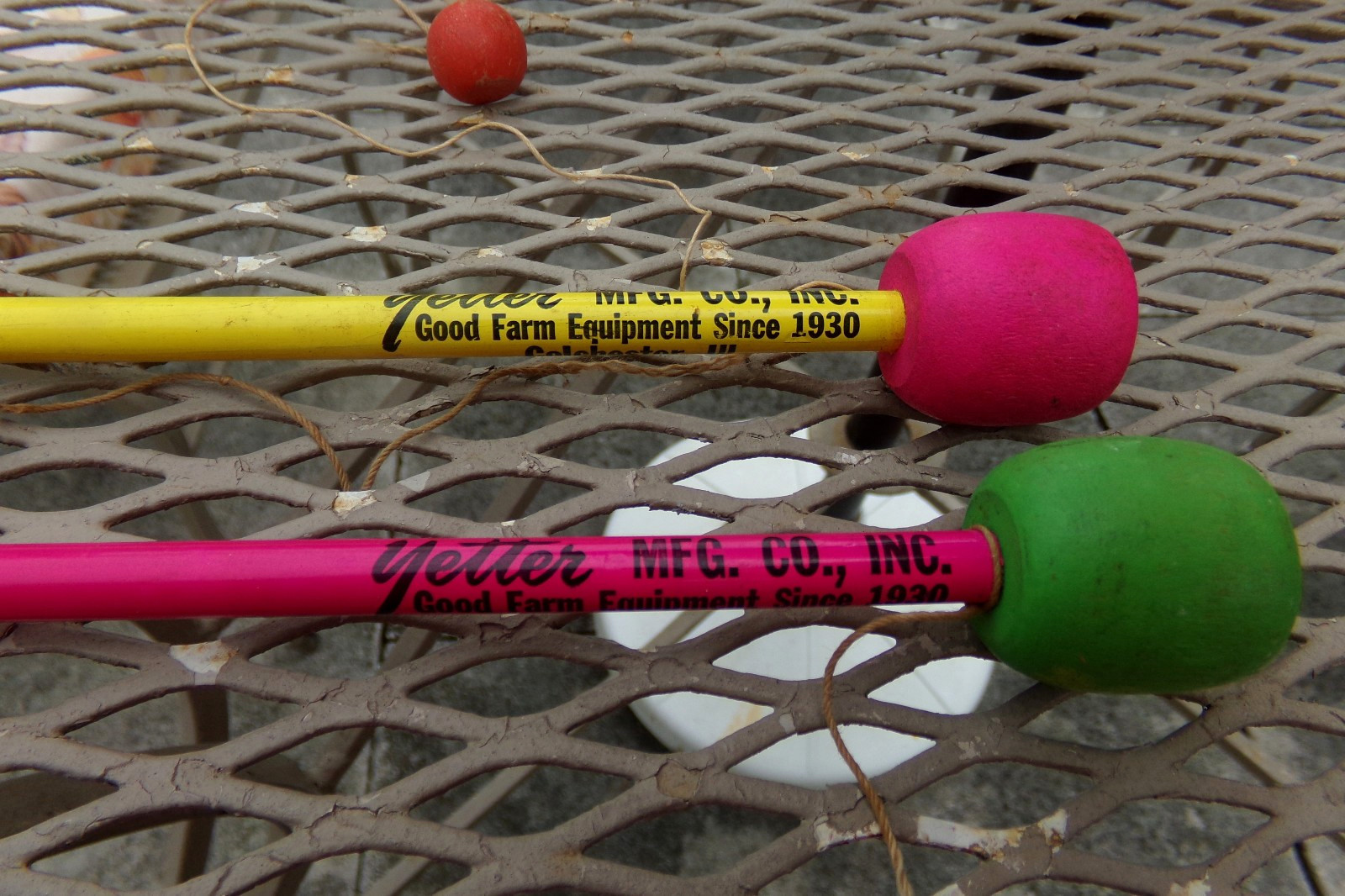 2 Vintage Yetter Farm Equipment Pencils Colchester,ILL Phone 100
