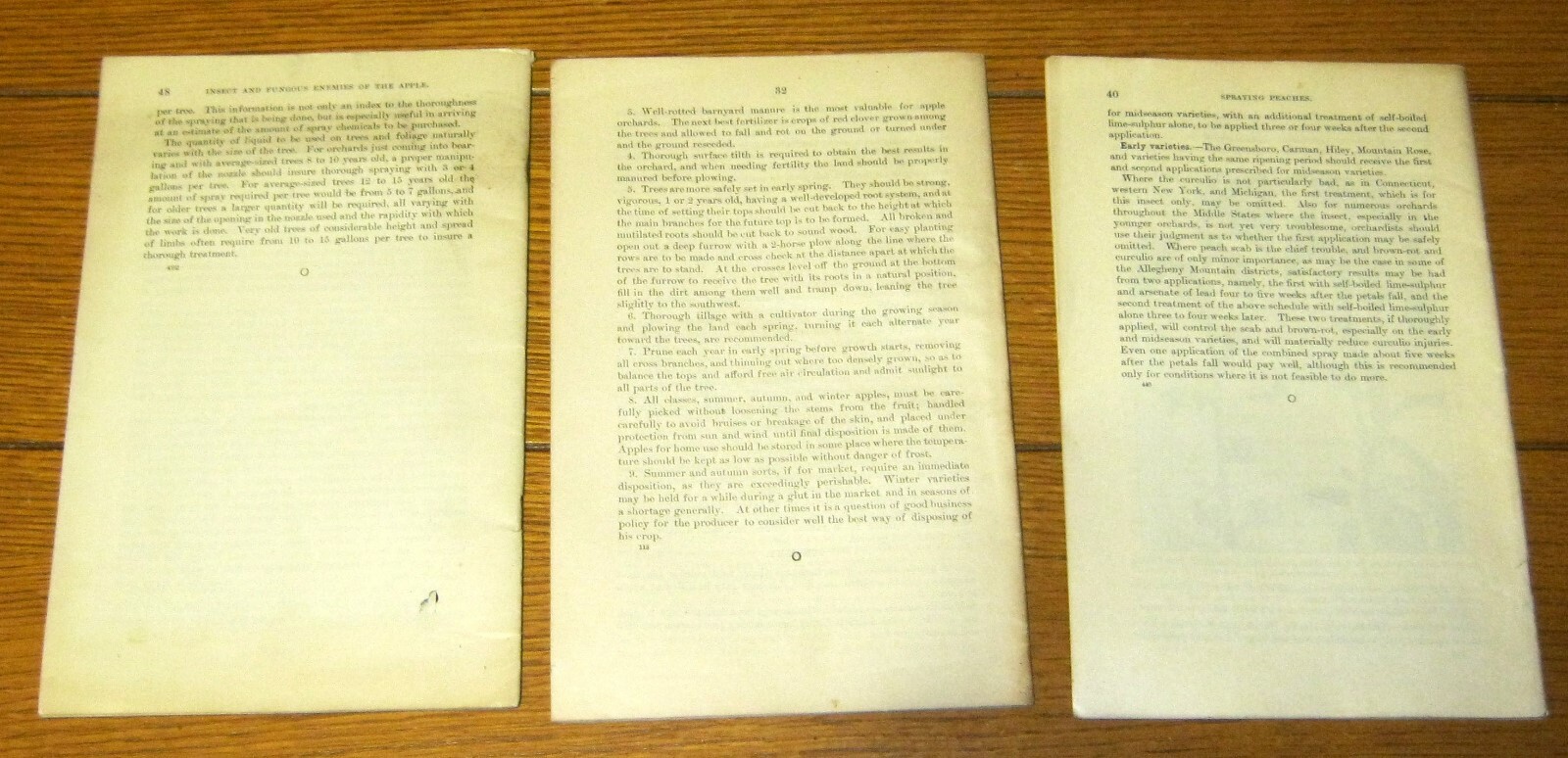 U.S. Department of Agriculture Farmers Bulletins #113 + 440 + 492 1912 –1916