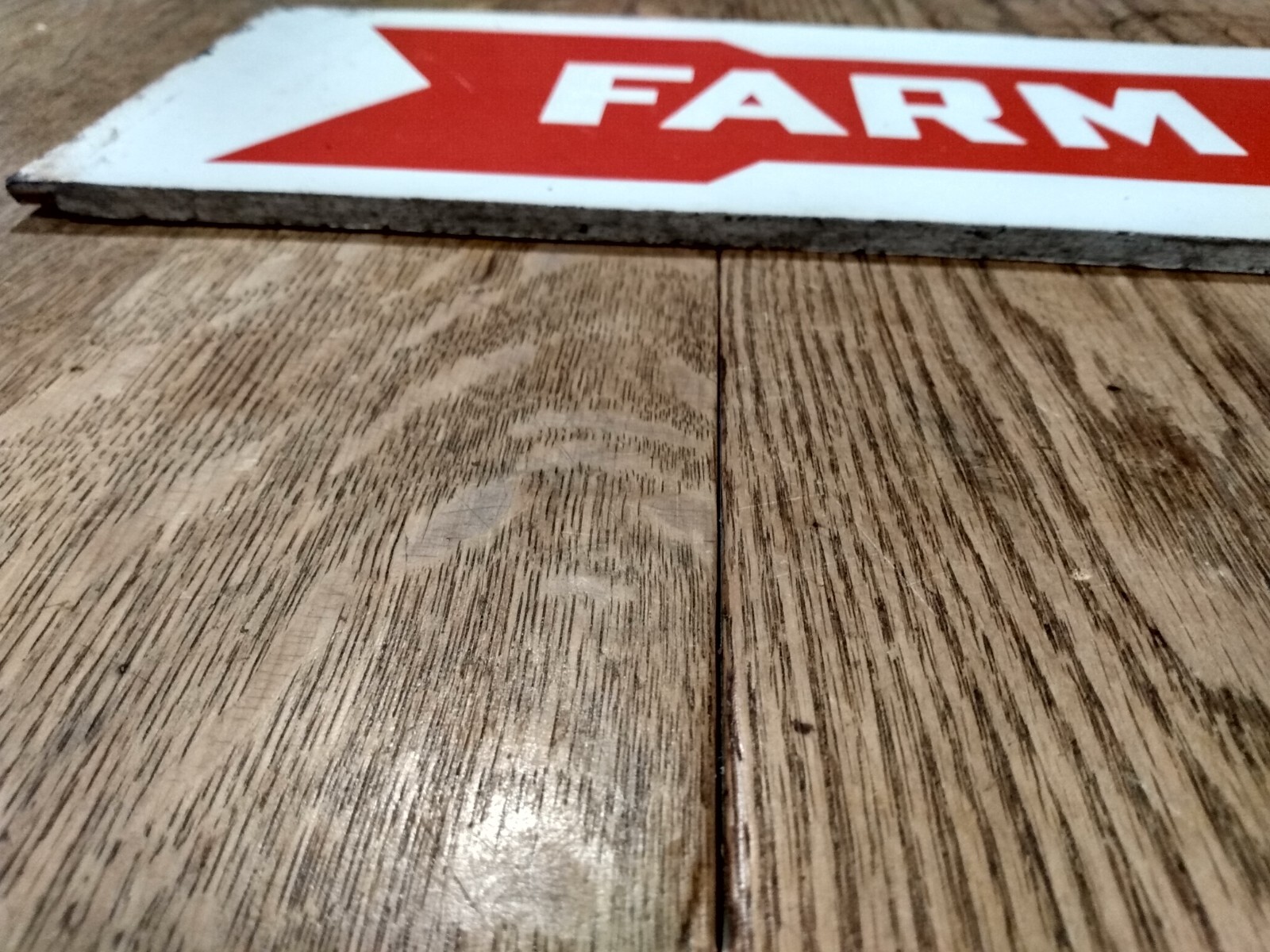 Vintage Farm for Sale Advertising Double Sided Sign Farmhouse Decor