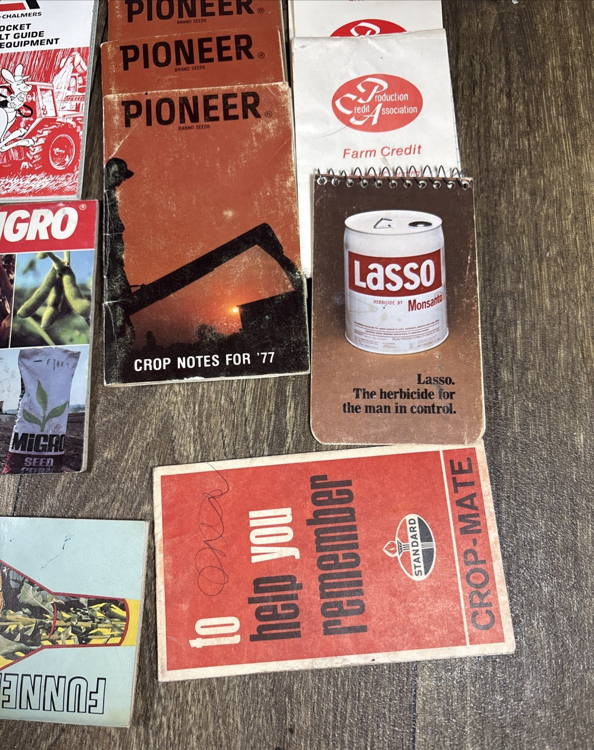 Vintage Agricultural Farmers Advertising Notebooks Crop Booklets