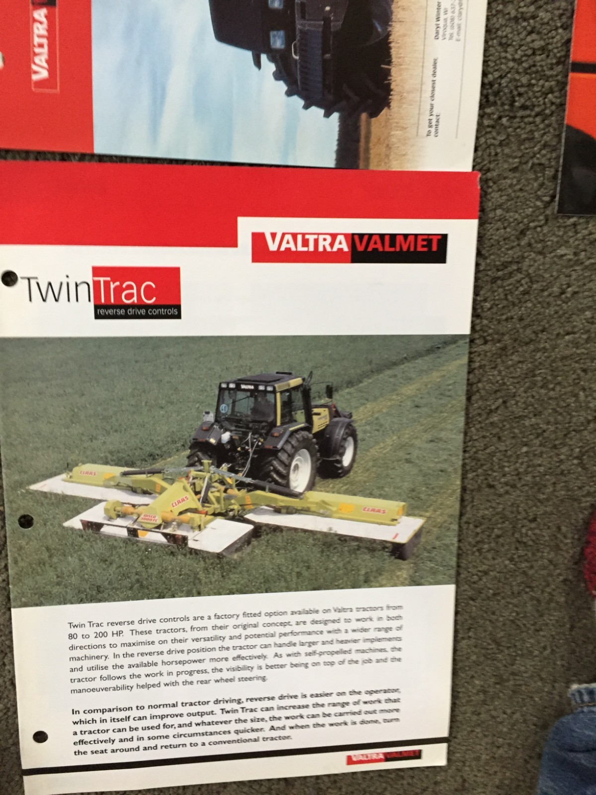 BIG Lot of 25 McCormick & Valtra equipment brochures Literature advertising