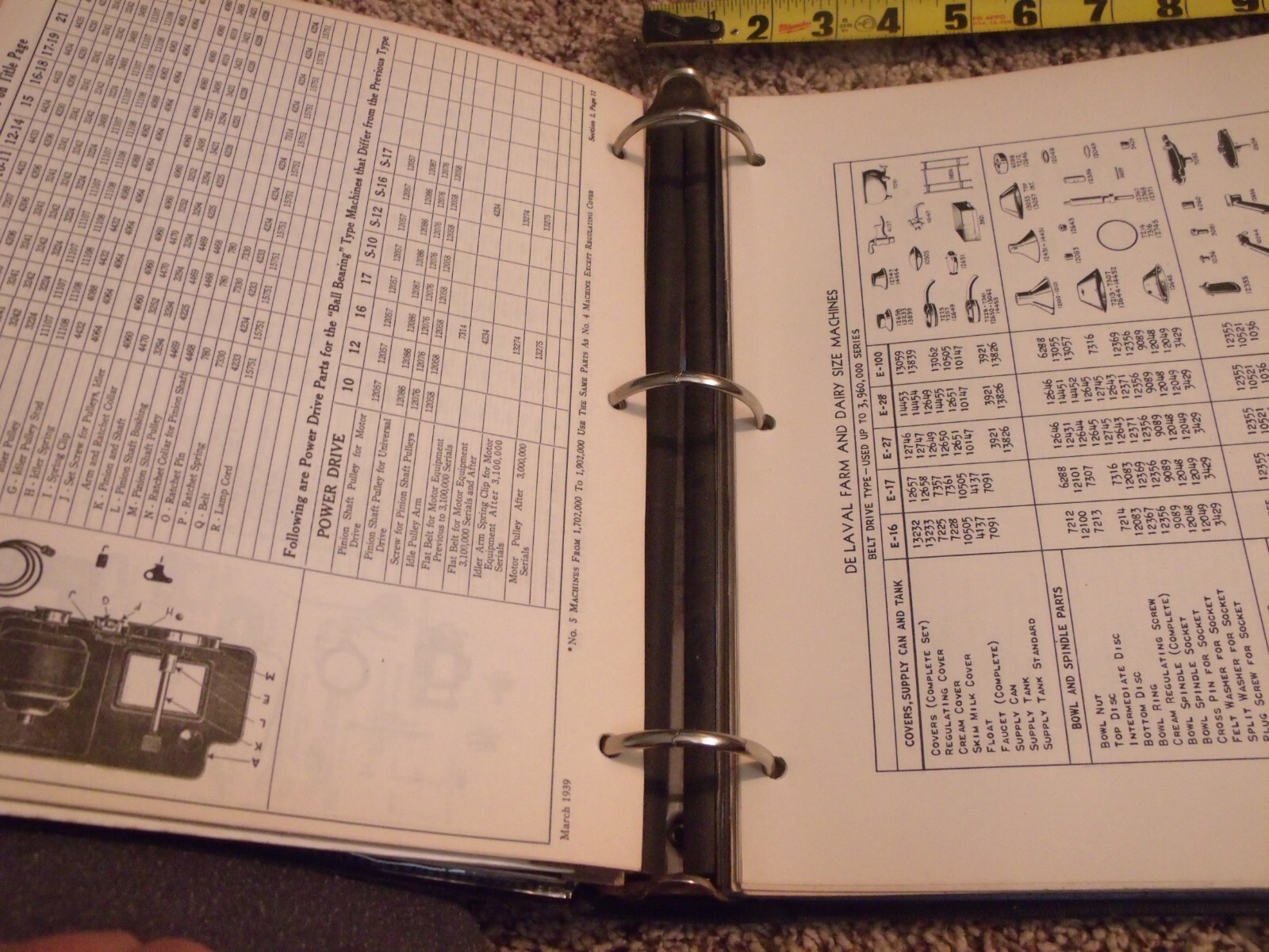 DELAVAL DEALER BINDER ADVERTISEMENT & SEVERAL MANUALS SEPARATORS MILKERS COOLERS