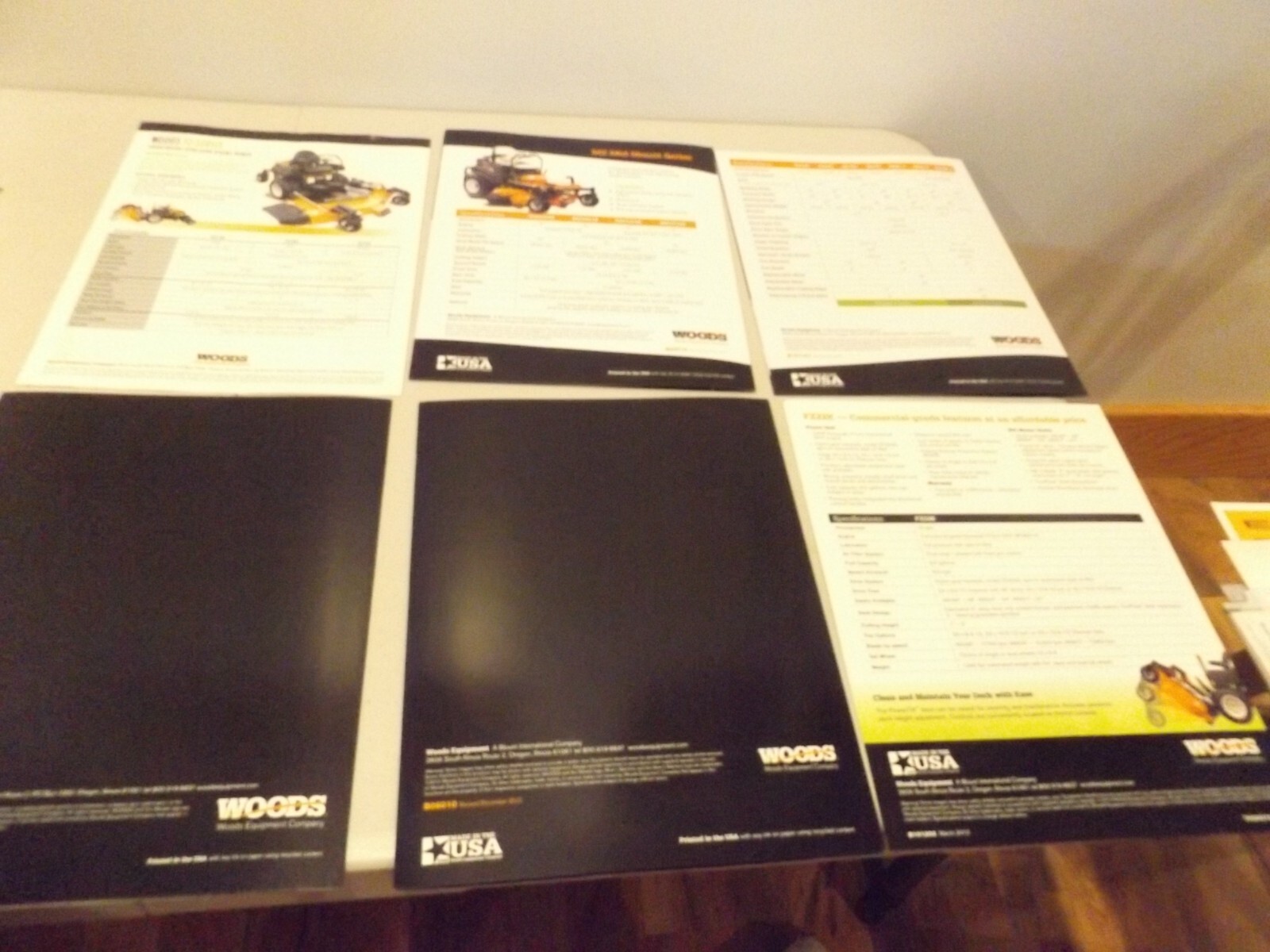 6-pc. WOODS MOW&rsquo;N MACHINES, 2010-2013
