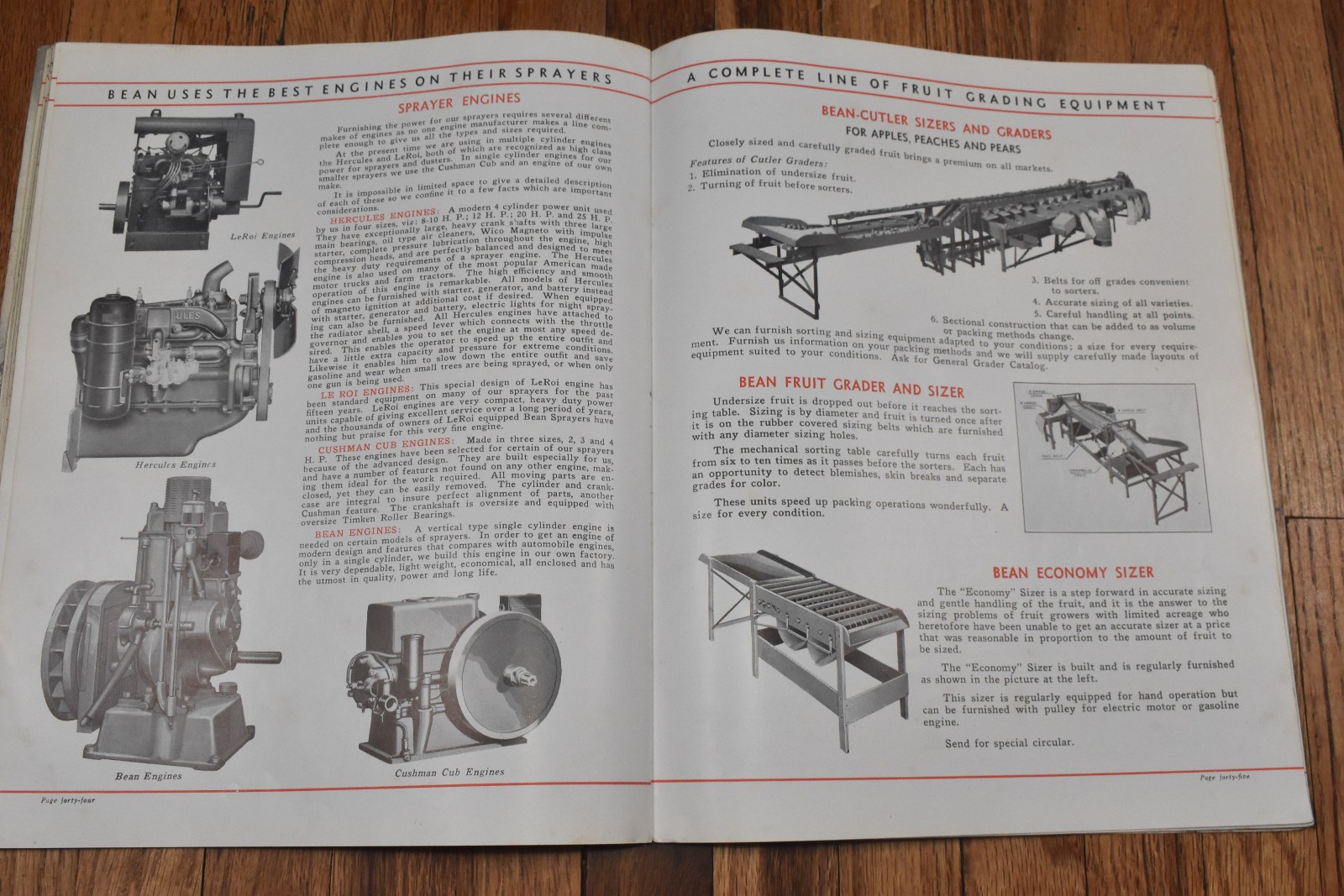 Vintage 1930s John Bean Mfg Farm Tractor Equipment L-300 Sales Catalog