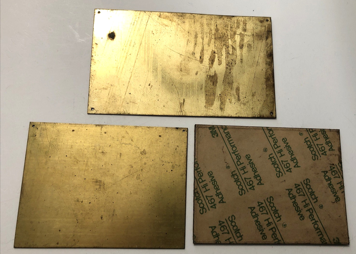 VTG 1976-1985 Northern Illinois Steam Power Show Exhibitor Brass Plaque-Lot 3