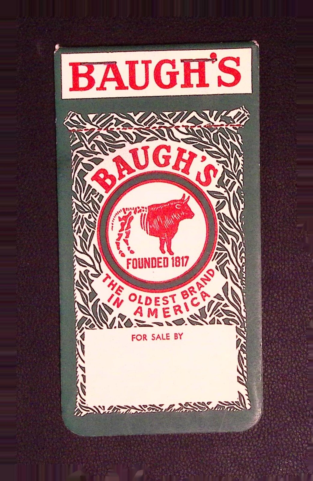 Baugh&rsquo;s Fertilizers Advertising Scratch Pad and Information