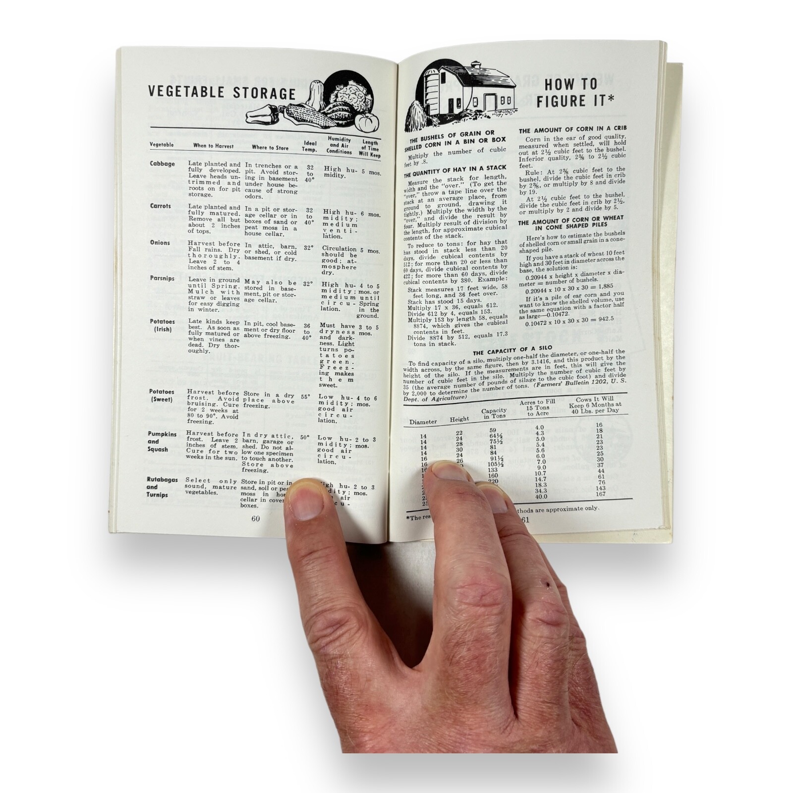1966 Prudential Insurance Handbook for Farmers Ranchers Pocket Information Book