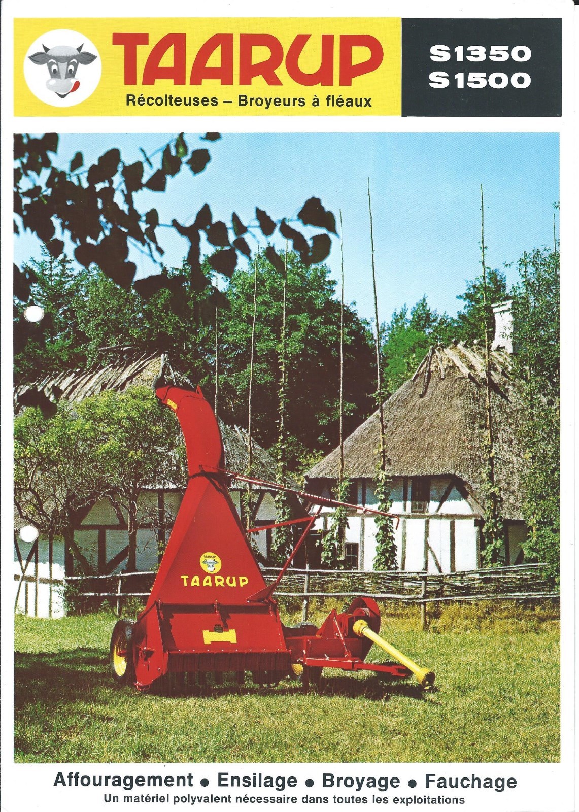 Farm Equipment Brochure – Taarup – S1350 1500 Flail Harvester FRENCH (F4753)