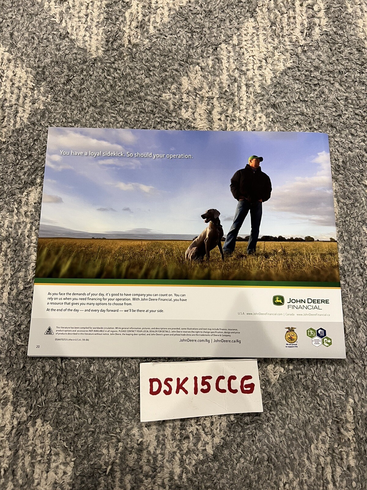 JOHN DEERE 5E UTILITY TRACTOR BROCHURE NEW HARD TO FIND