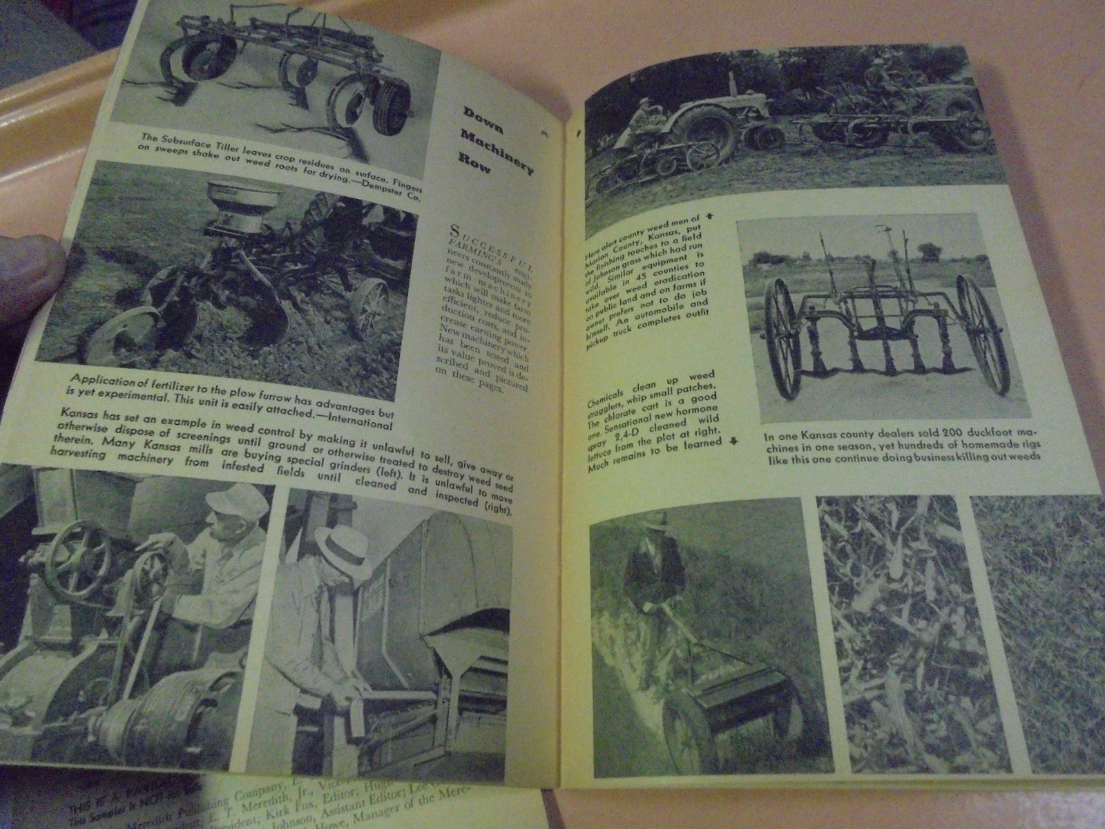 Vintage Lot of 2 Successful Farming Sampler magazines 1941 and 1946
