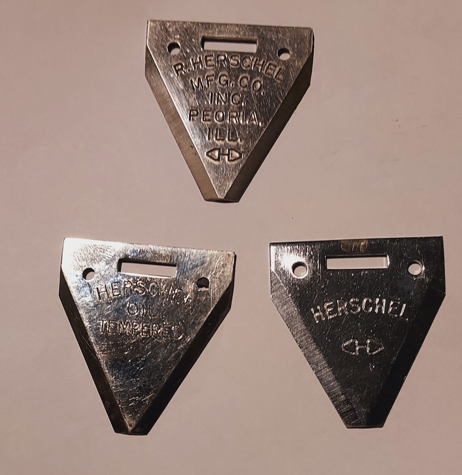 Vintage R. Herchel Manufacturing Co Inc Peoria IL Watch Fob Lot #31