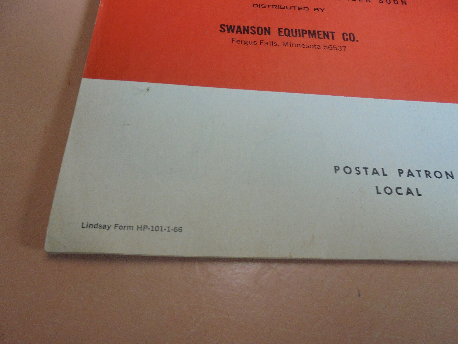 Vintage Brochure Lindsay Harrows