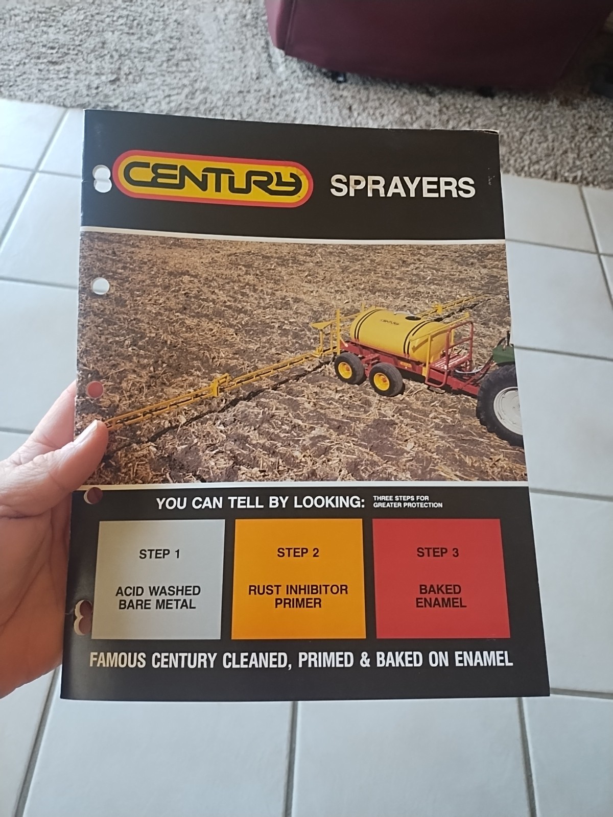 Vtg 1984 Century Sprayers Catalog Dealer Brochure Westeel Inc. Poly Tanks Parts