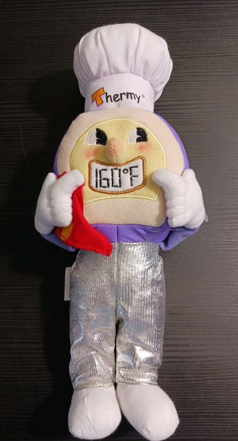 Thermy Thermometer Plush toy 10&Prime; tall U.S. Dept. of Agriculture RARE 2017