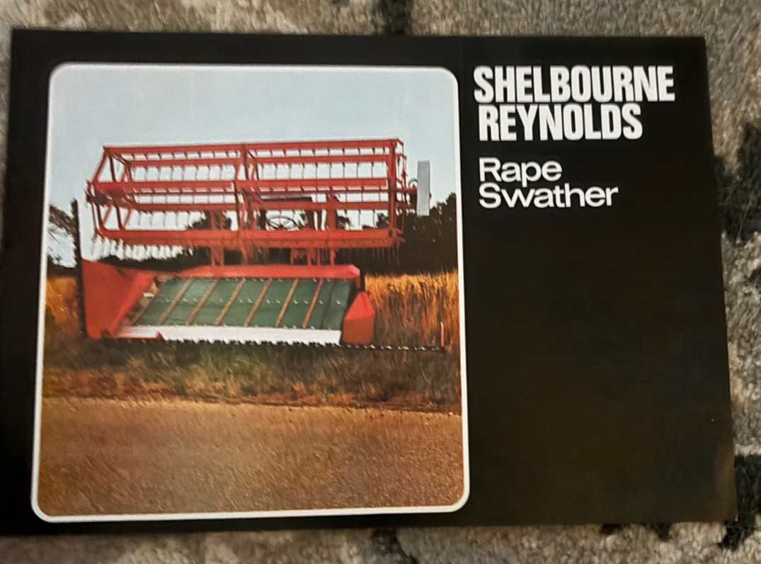 Shelbourne Reynolds Rape Swather Brochure FCCA25