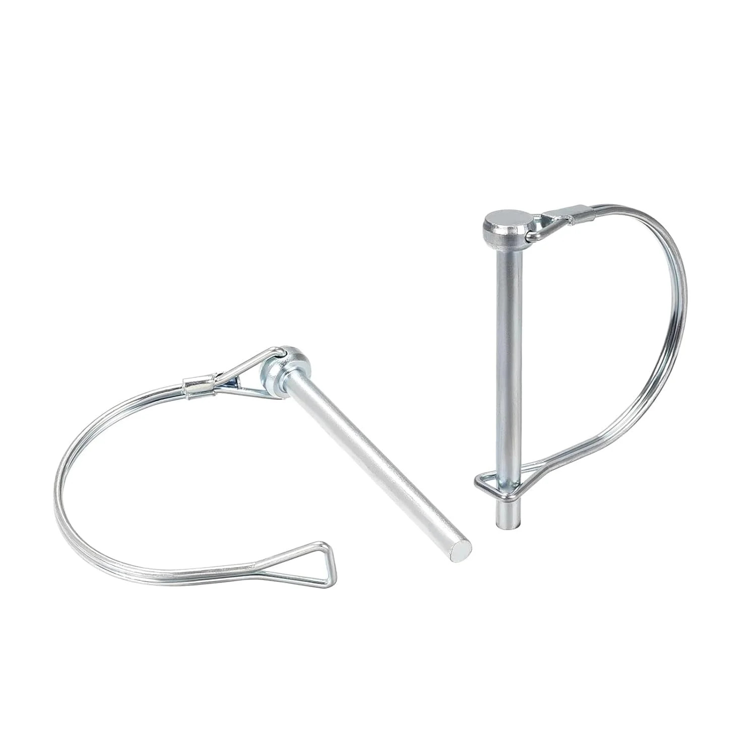 8 Pack Trailer Hitch Pin 1/4 x 4inch Wire Lock Pin Hitch Pin Clip Safety Pin Tra