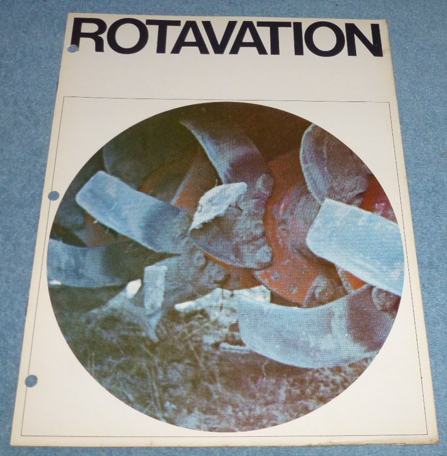 Vtg Circa 1969 Howard Rotavator Co Booklet Rotavation Agricultural Information