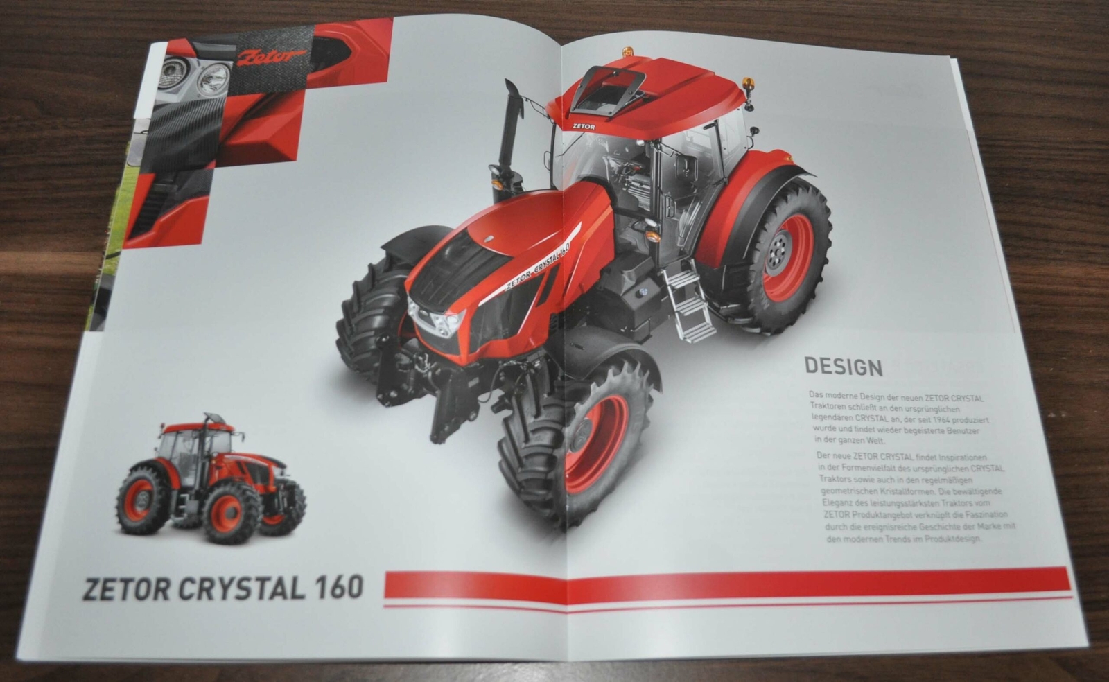 Zetor Crystal Tractor Specification Brochure Prospekt