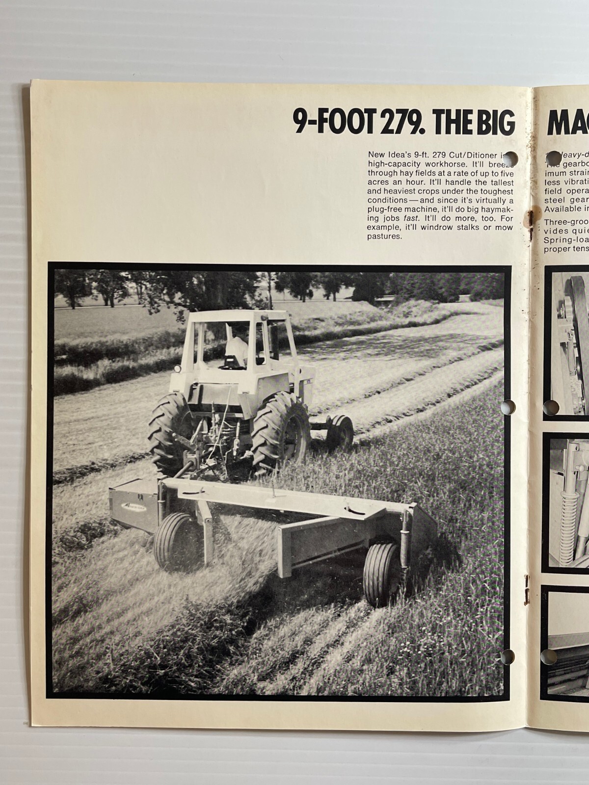 New Idea – Cut / Ditioners Sales Brochure (Original Brochure) *1970s*